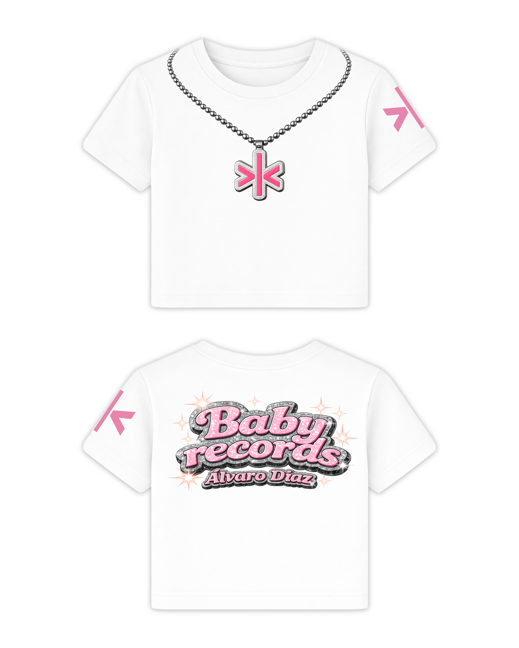 Alvaro Diaz Baby Records Baby tee