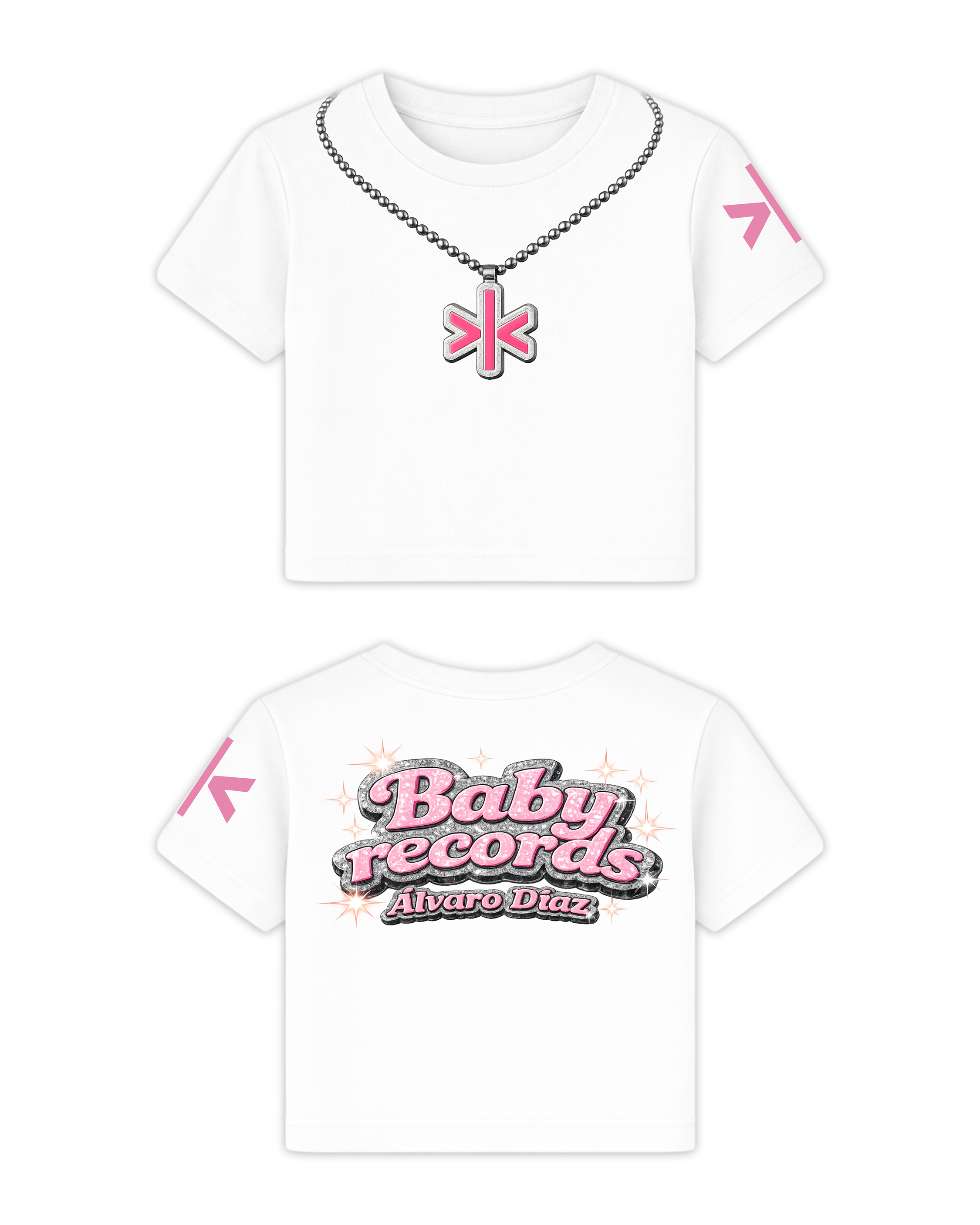 Alvaro Diaz Baby Records Baby tee