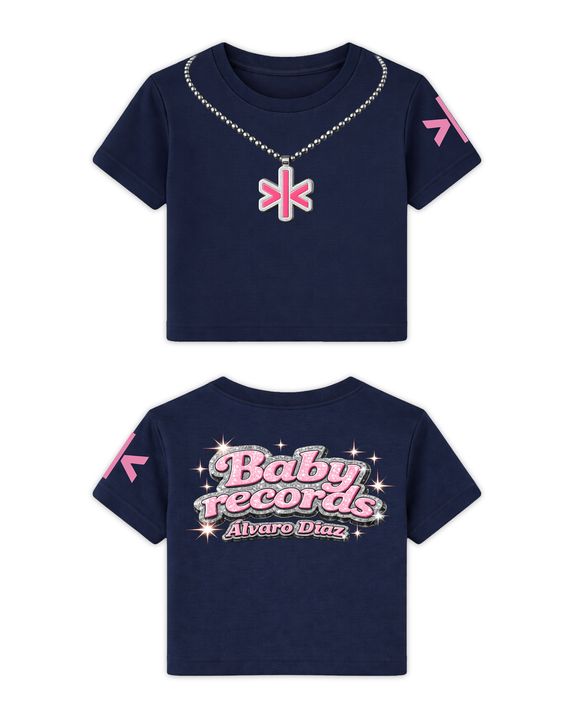 Alvaro Diaz Baby Records Baby tee