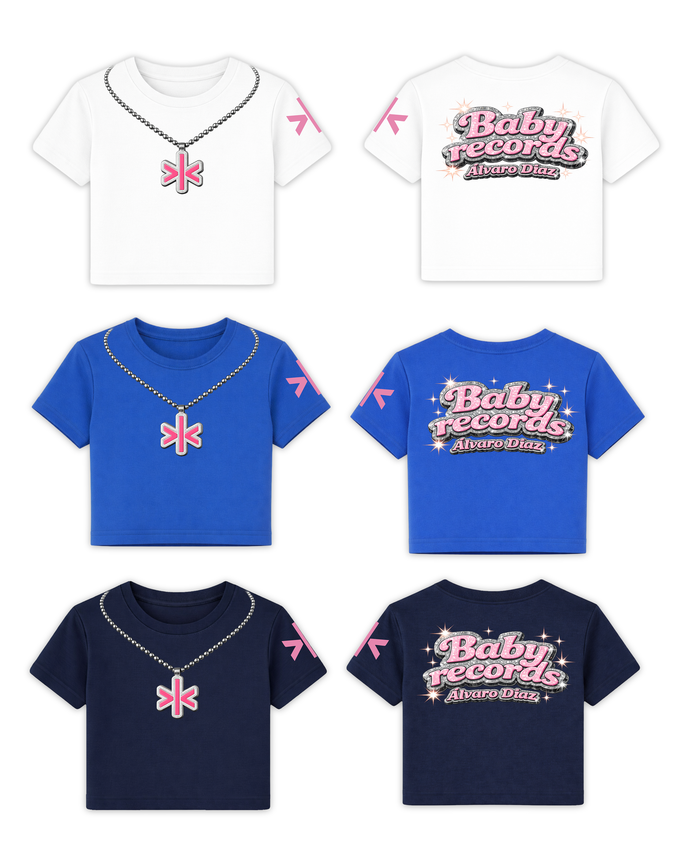 Alvaro Diaz Baby Records Baby tee