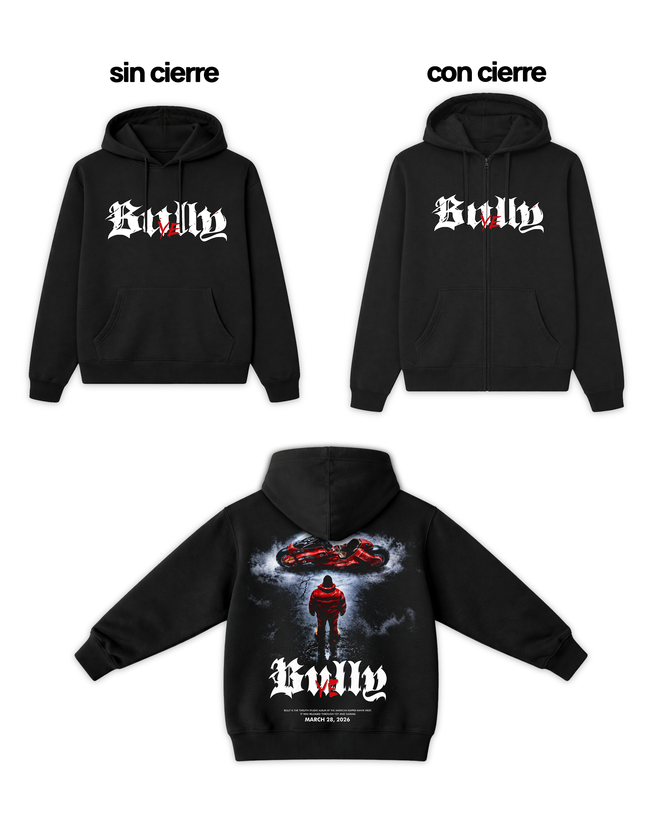 Ye Bully Akira Hoodie