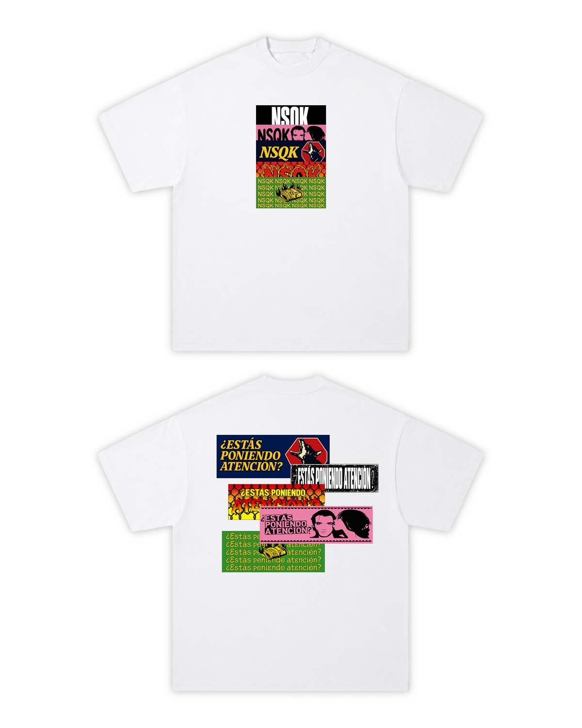 NSQK Stickers Tee