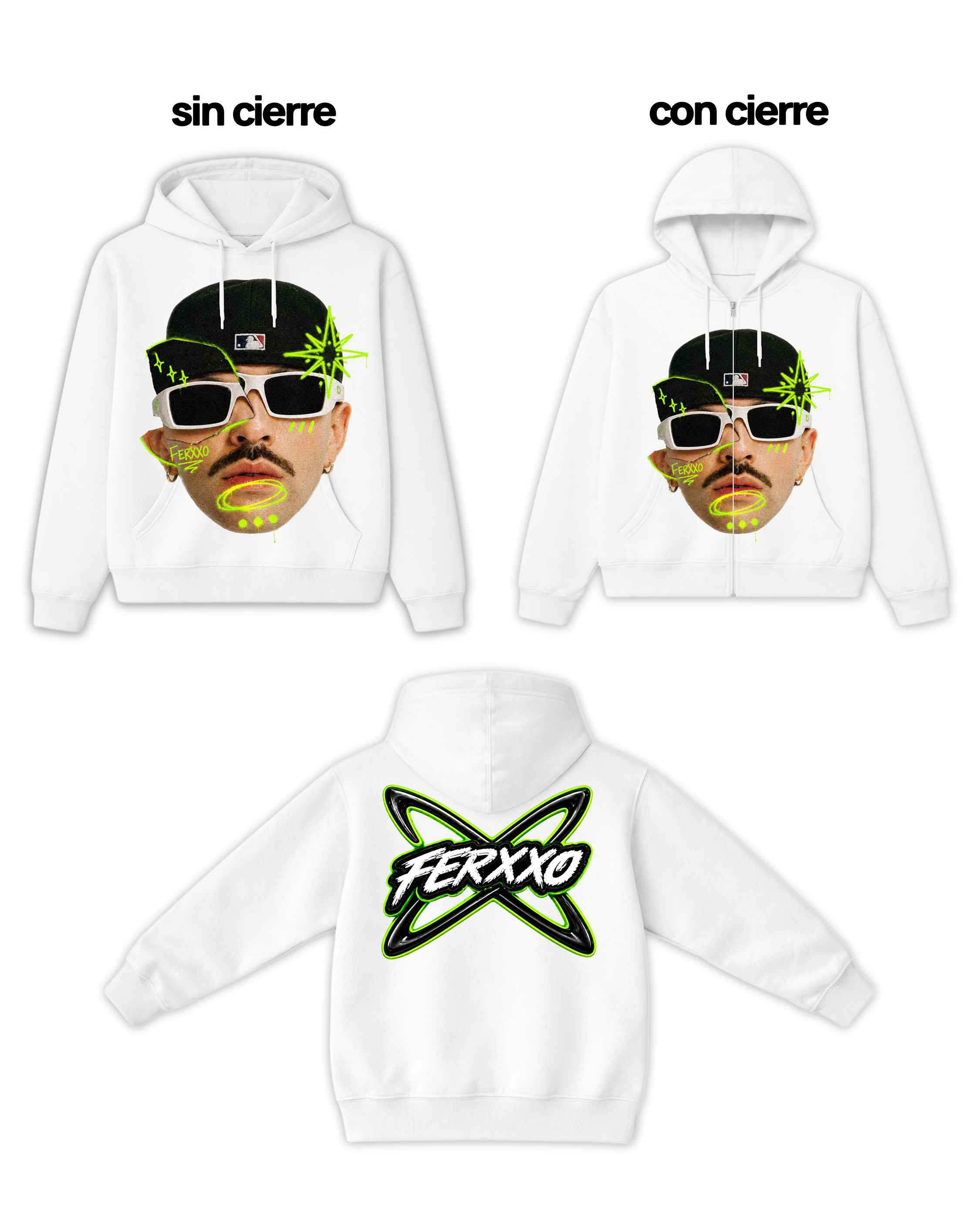 Feid Big Face Hoodie