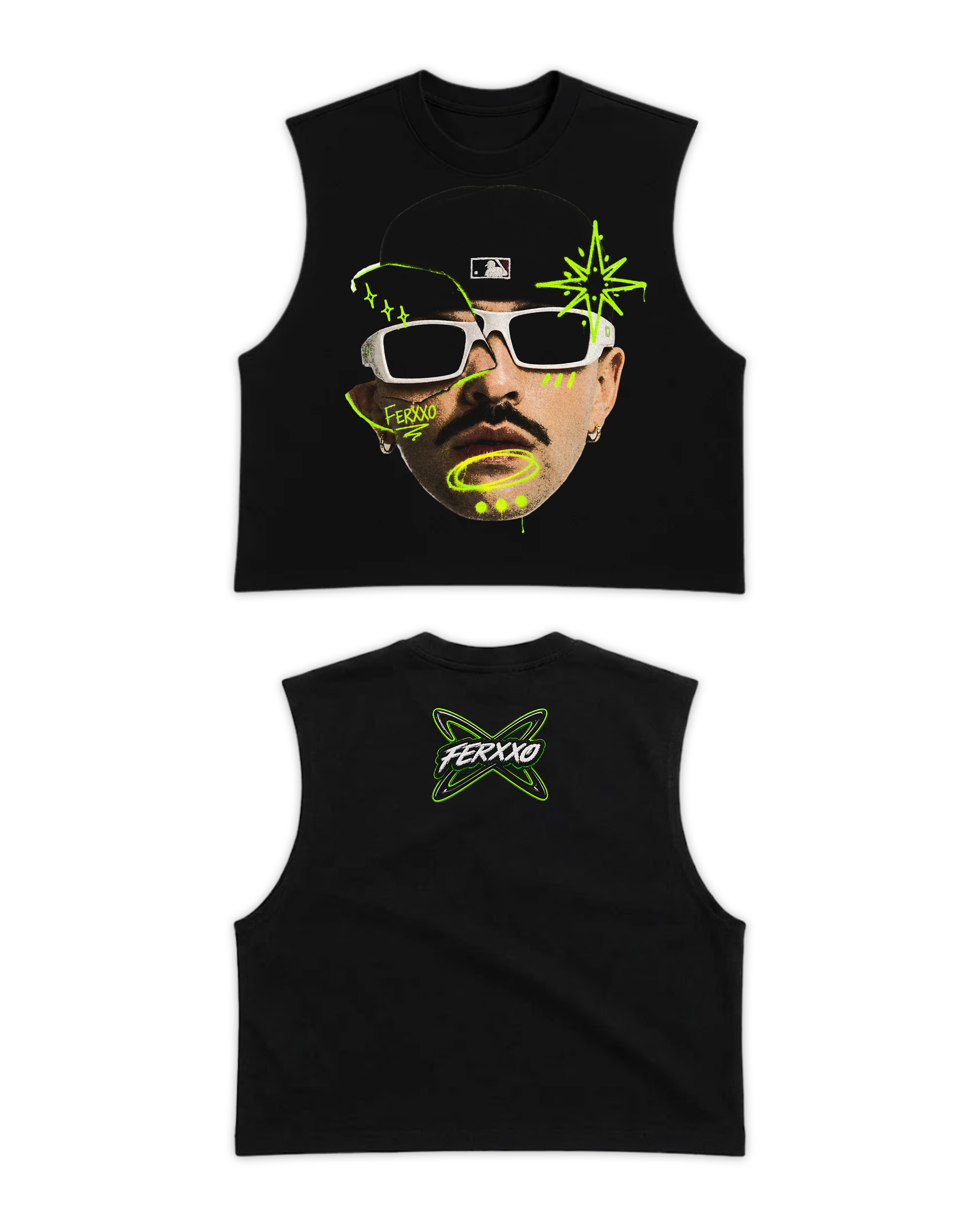 Feid Big Face Tank Top