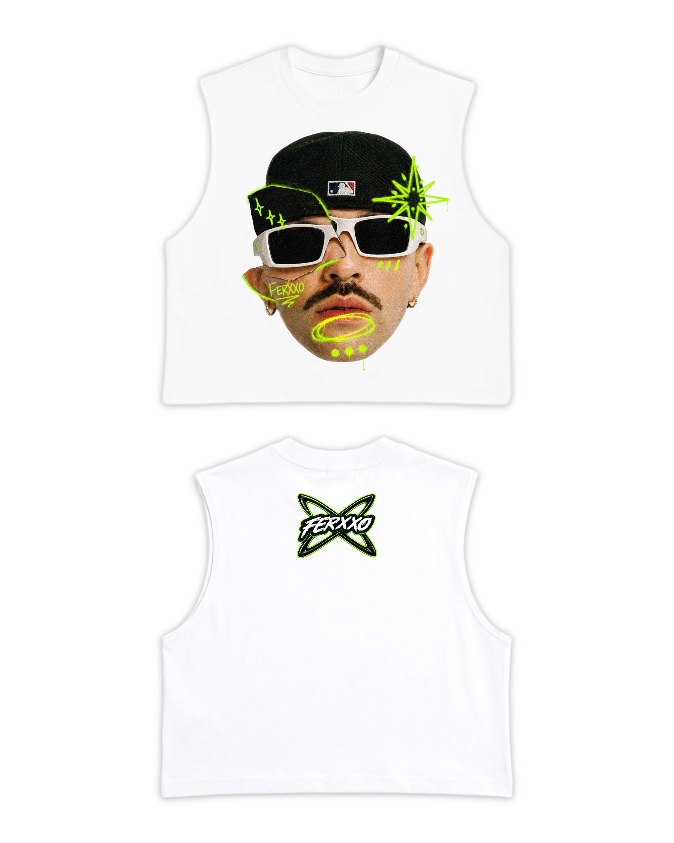 Feid Big Face Tank Top