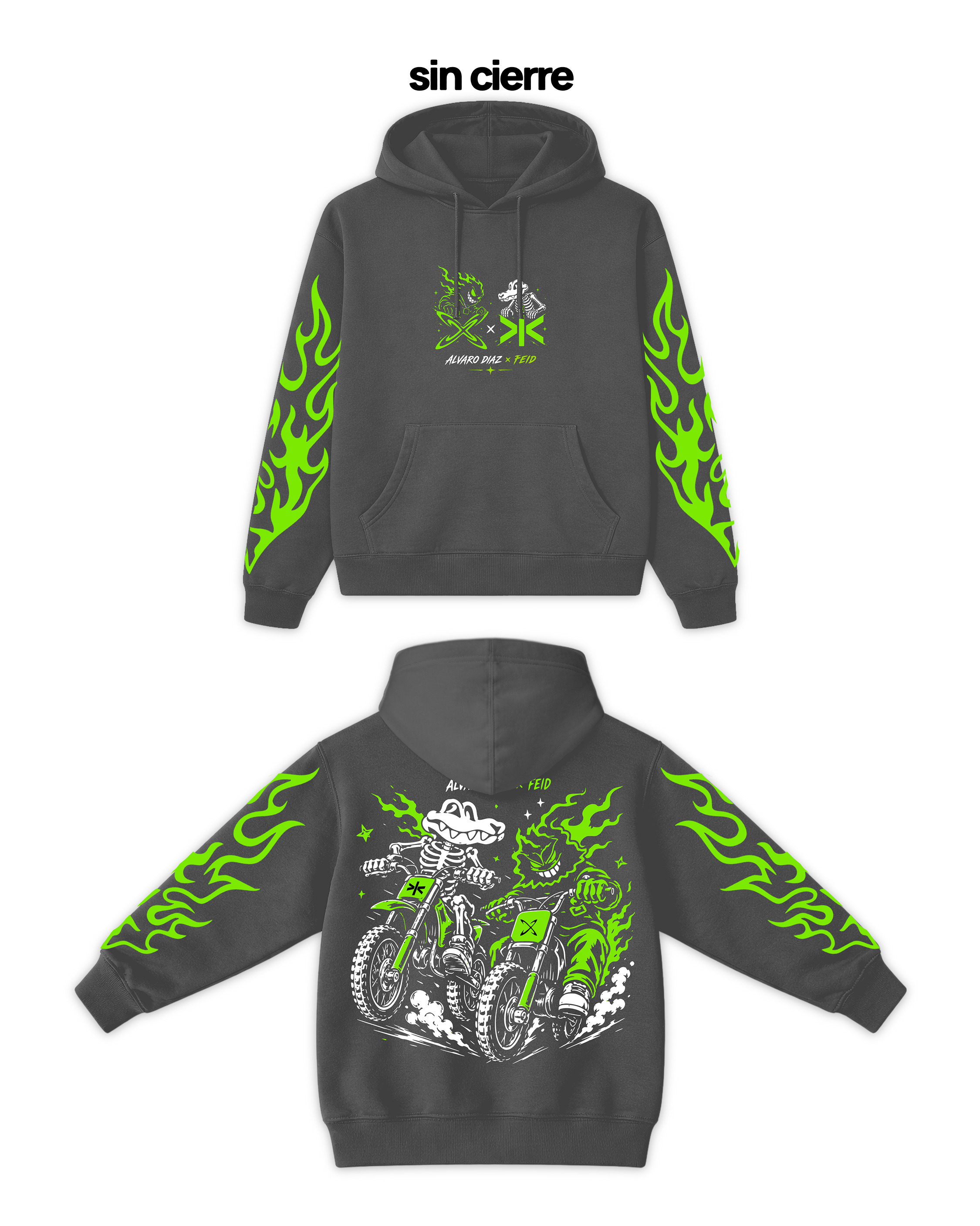 Feid x Alvaro Diaz Bikes Hoodie