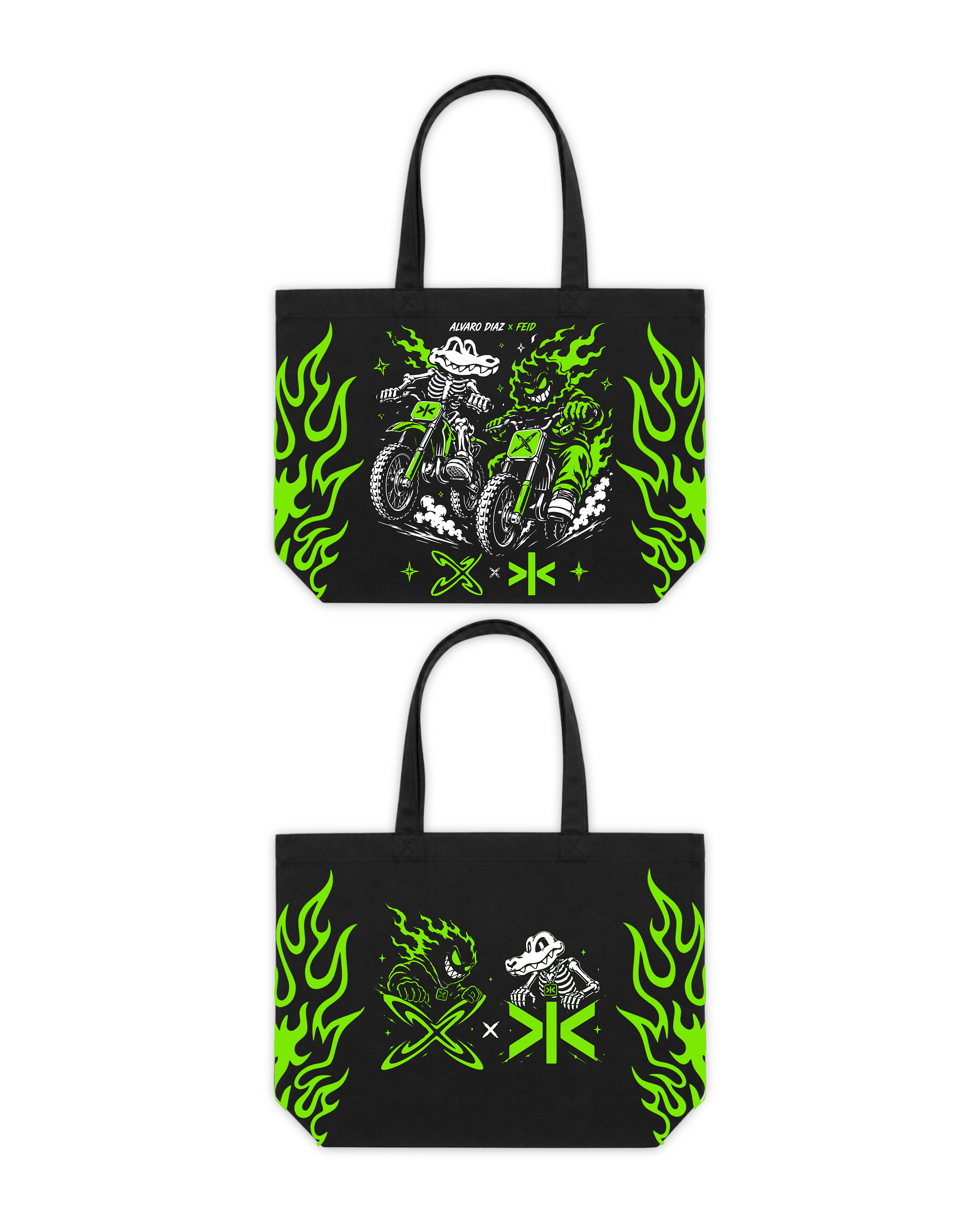 Feid x Alvaro Diaz Bikes Tote Bag