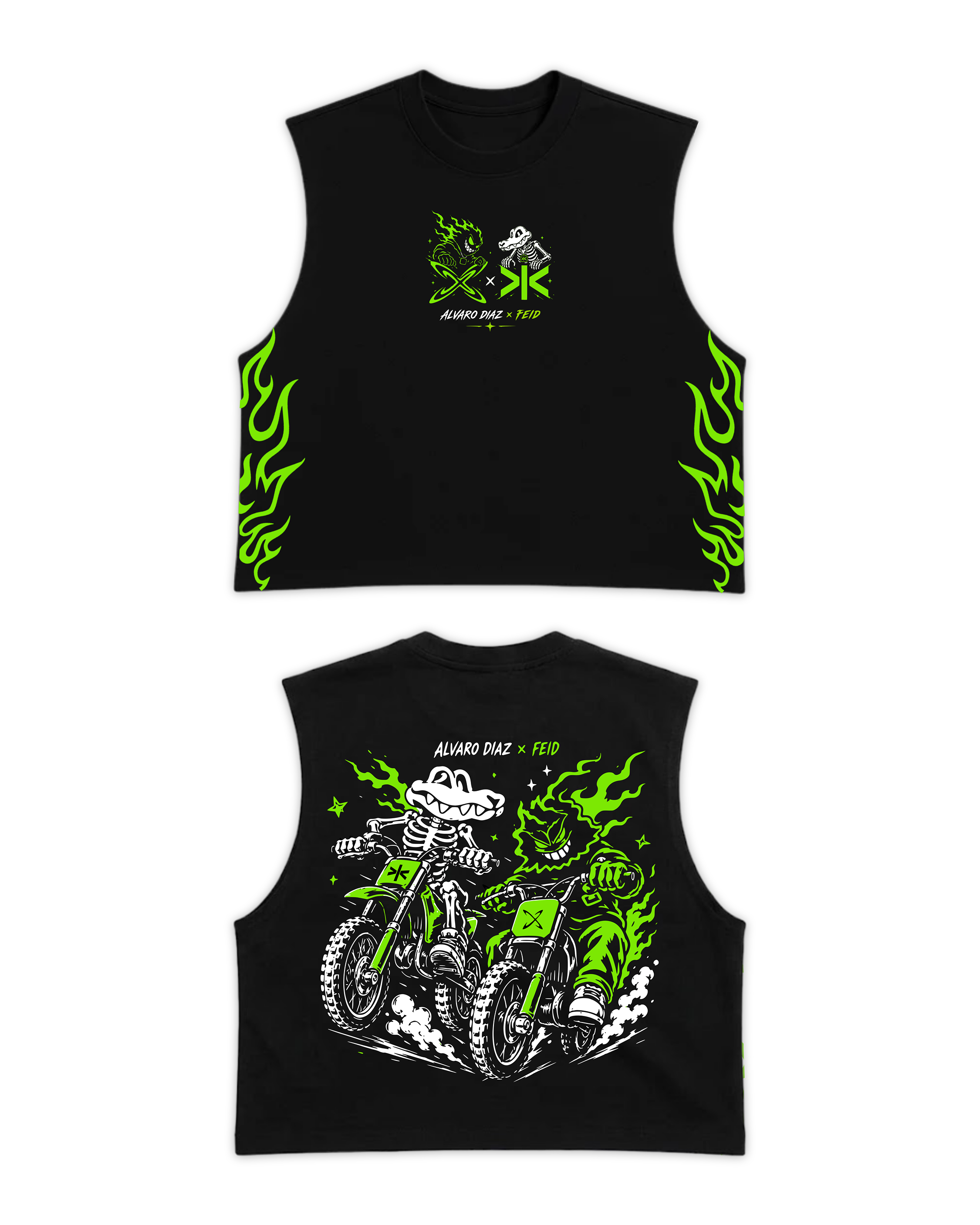 Feid x Alvaro Diaz Bike Tank Top