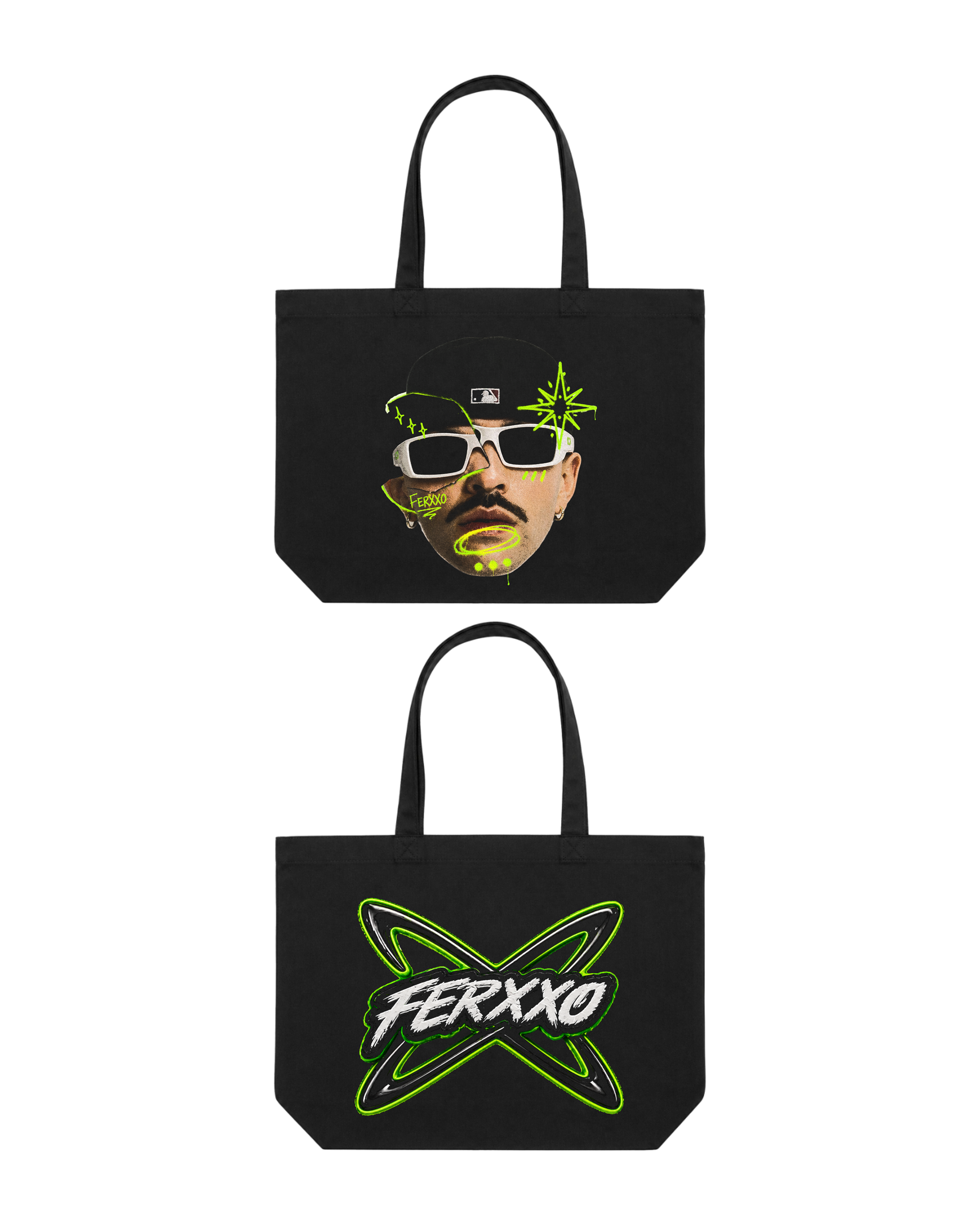 Feid Big Face Tote Bag