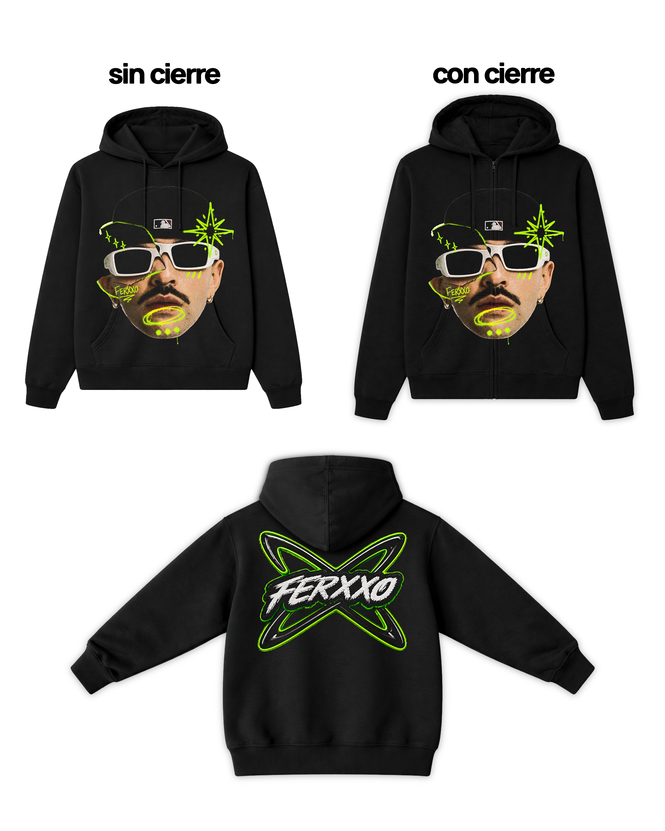 Feid Big Face Hoodie