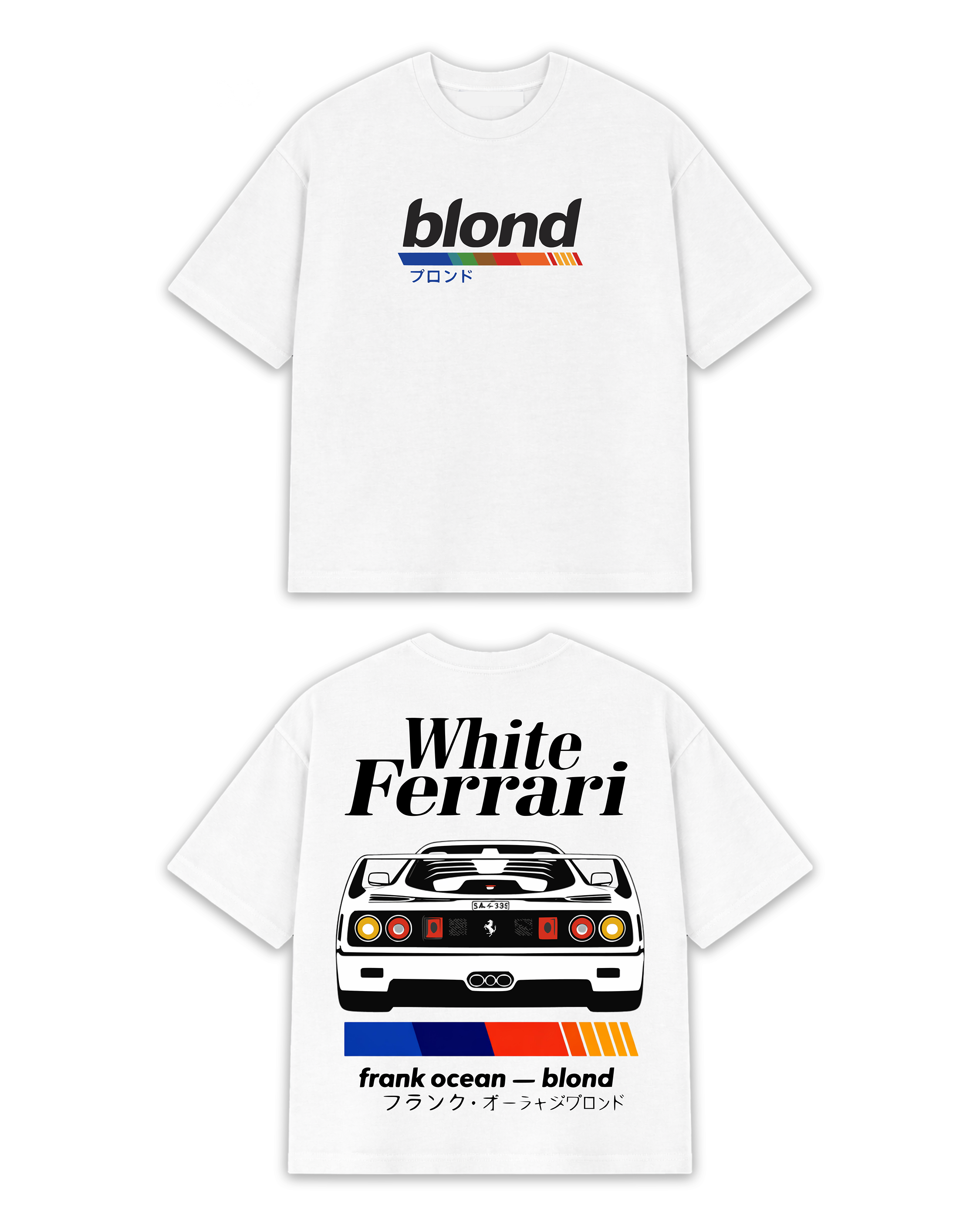 Frank Ocean Tee White Ferrari