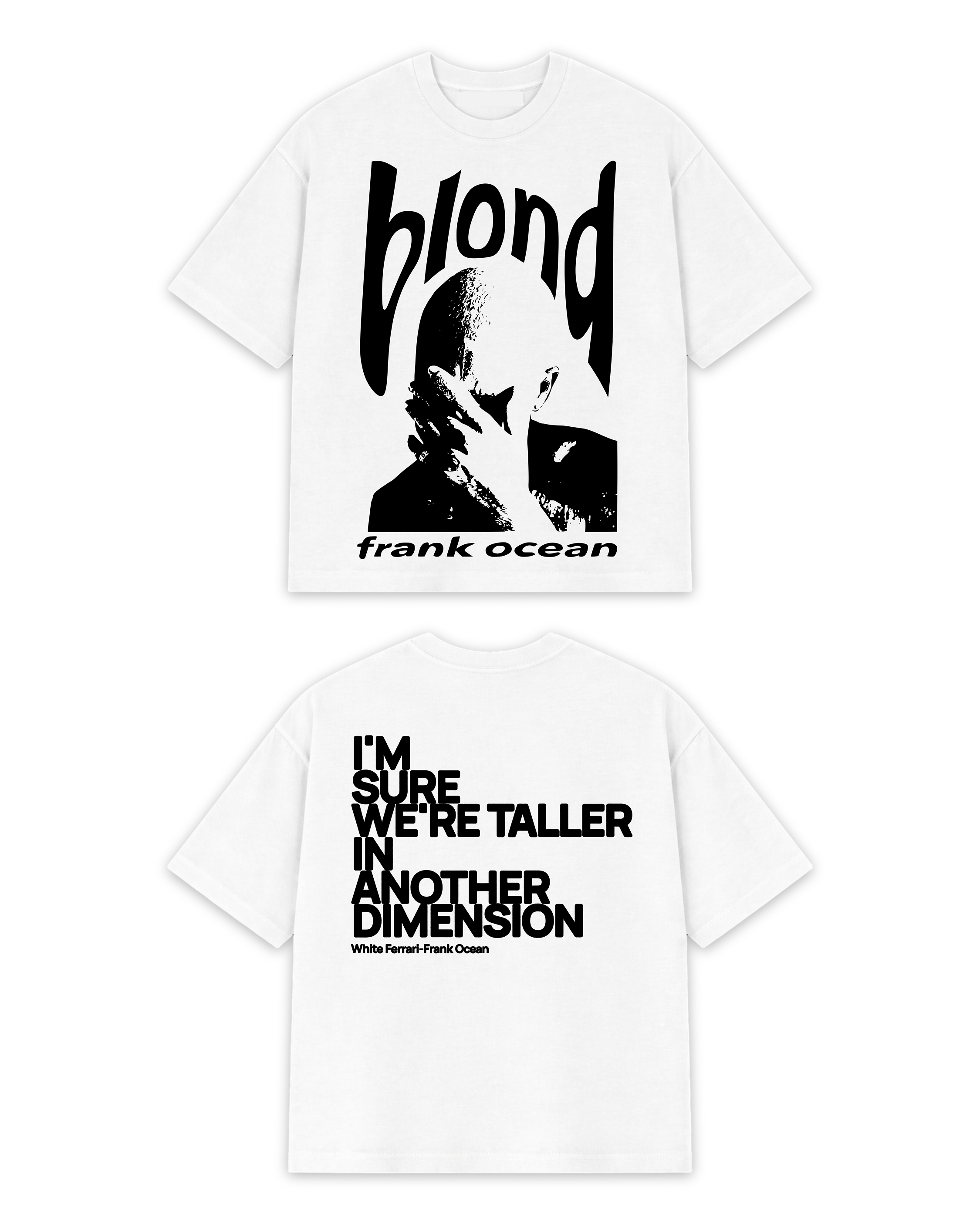 Frank Ocean Tee Blond v2