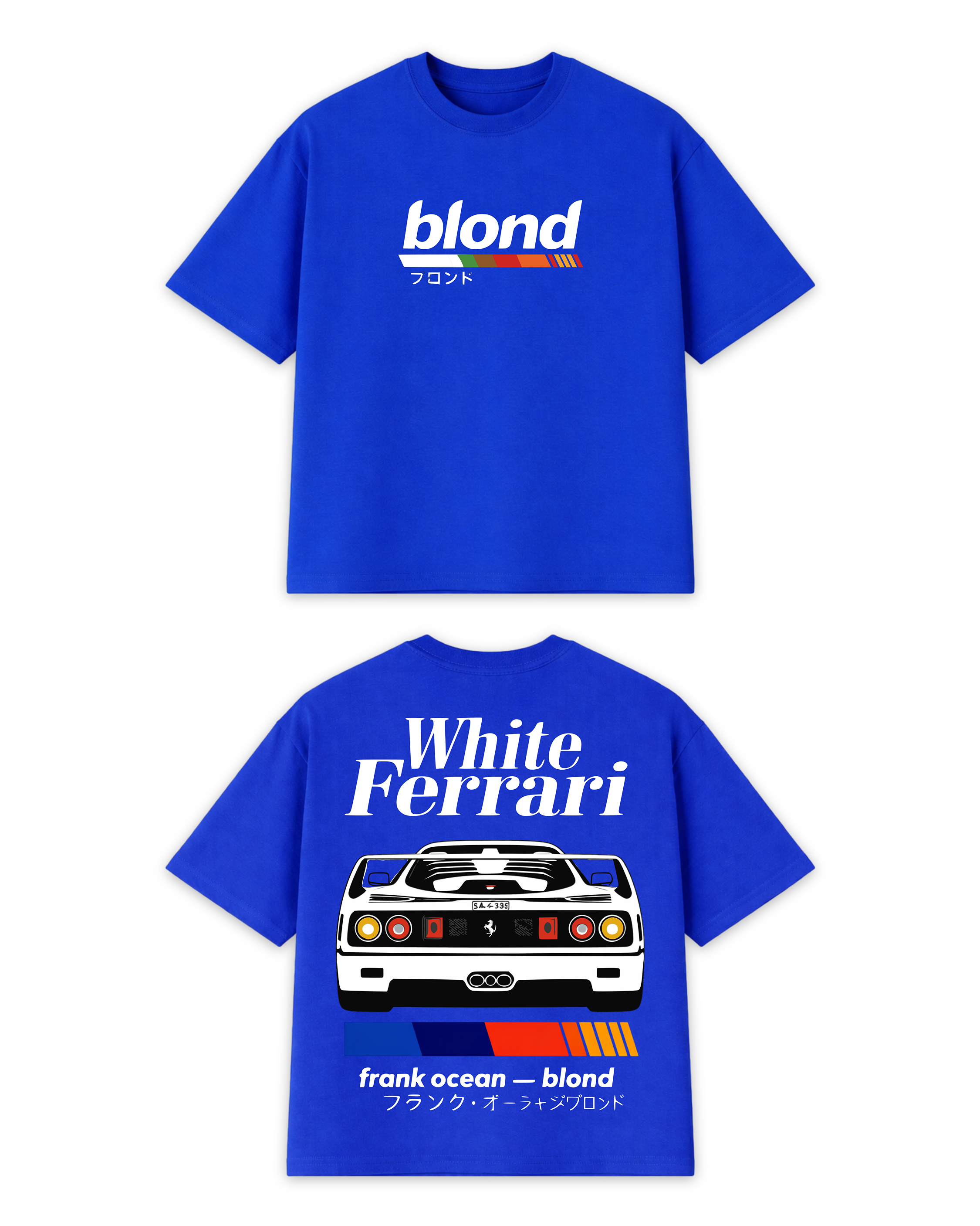Frank Ocean Tee White Ferrari
