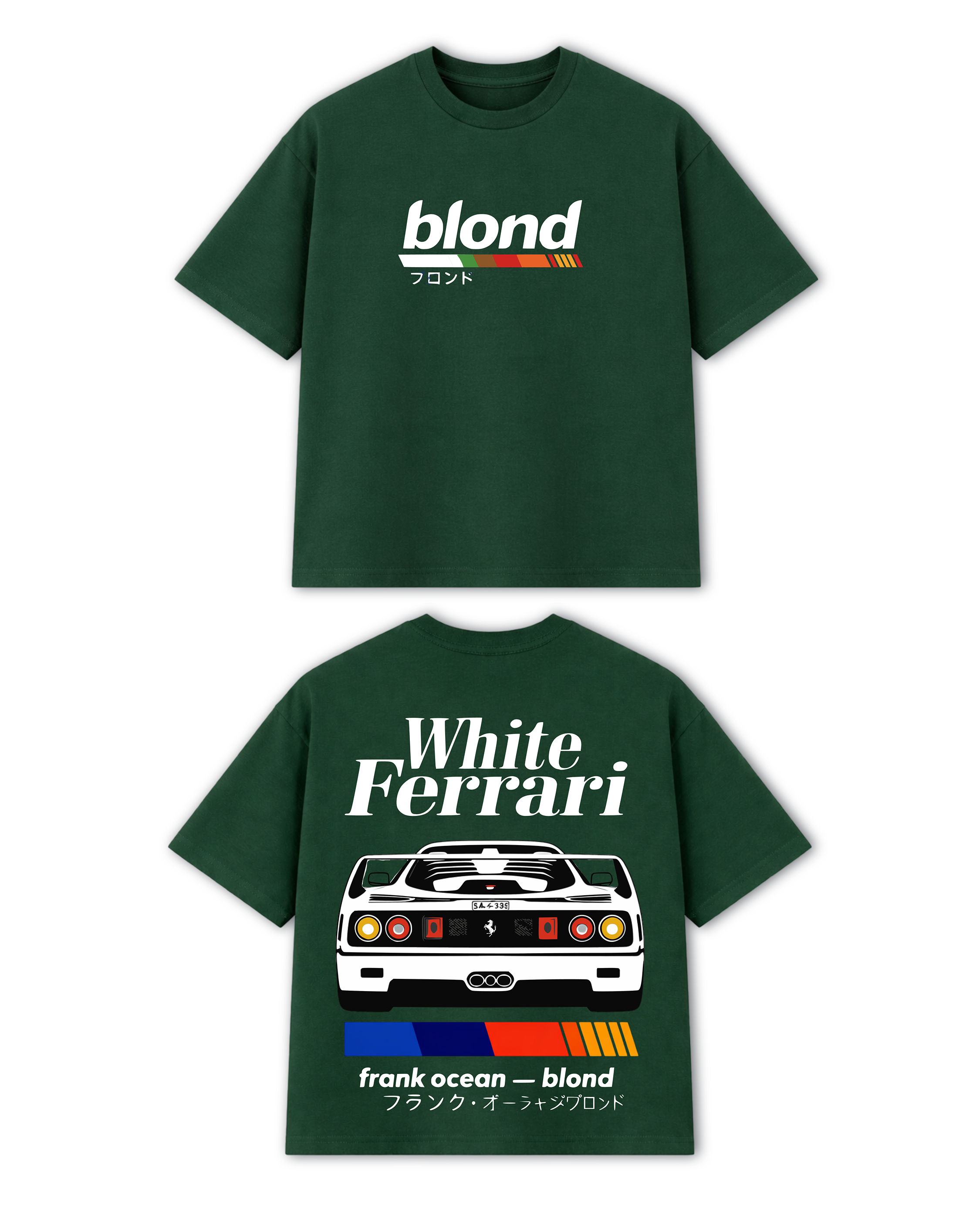 Frank Ocean Tee White Ferrari