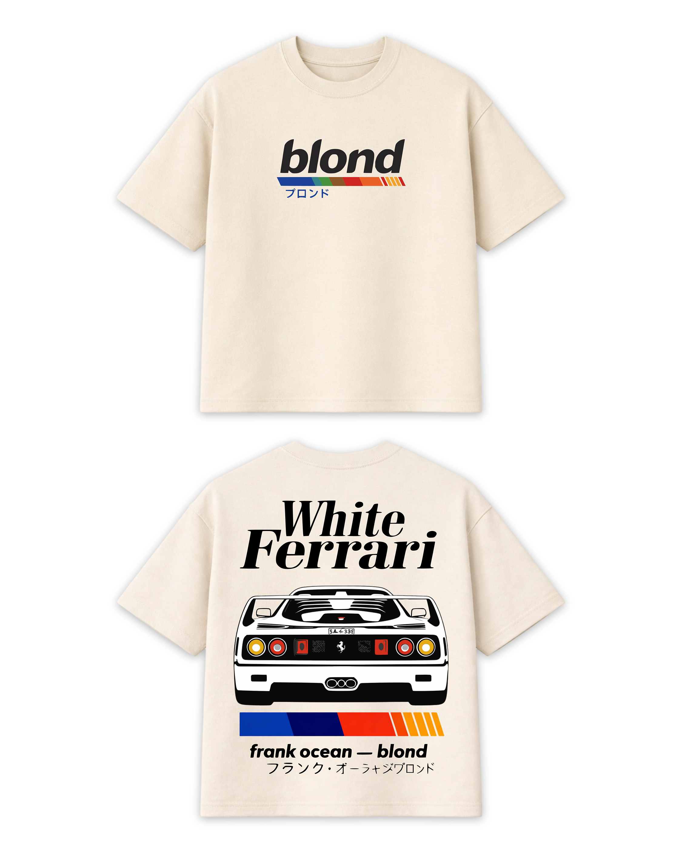 Frank Ocean Tee White Ferrari