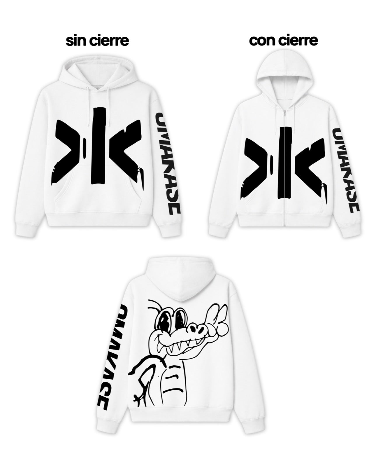 Álvaro Díaz Omakase Hoodie Blanca
