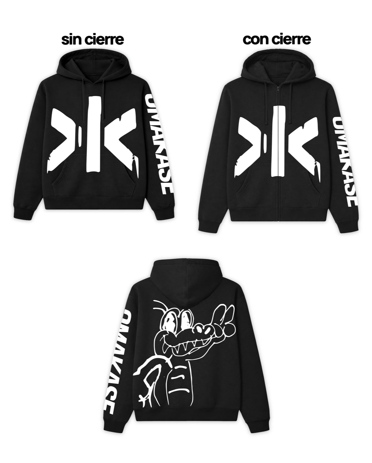 Álvaro Díaz Omakase Hoodie Negra