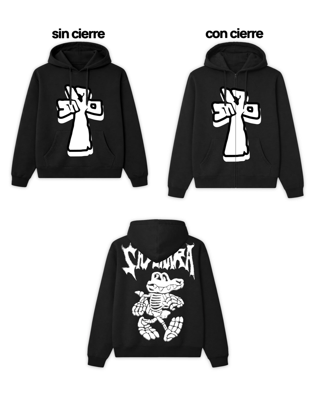 Álvaro Díaz Sayonara Hoodie Negra