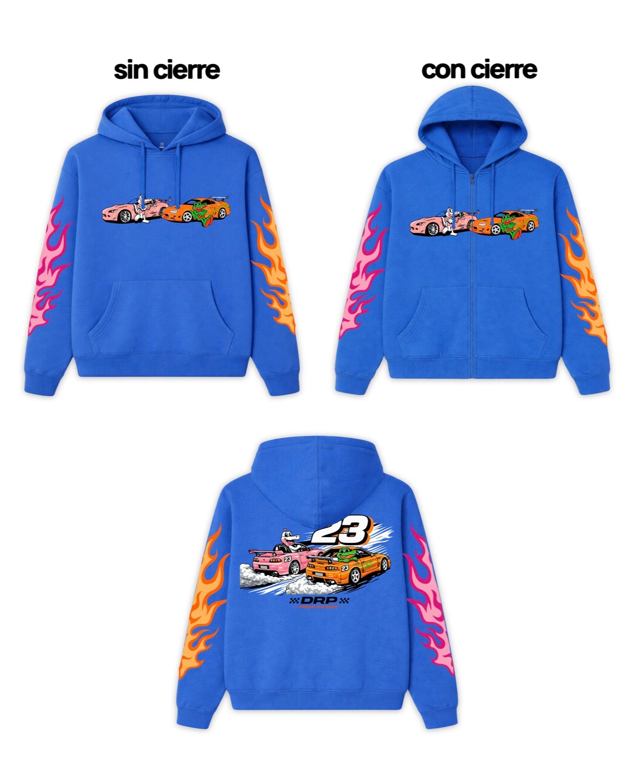 Álvaro Díaz Rápidos y Furiosos Hoodie Azul Rey
