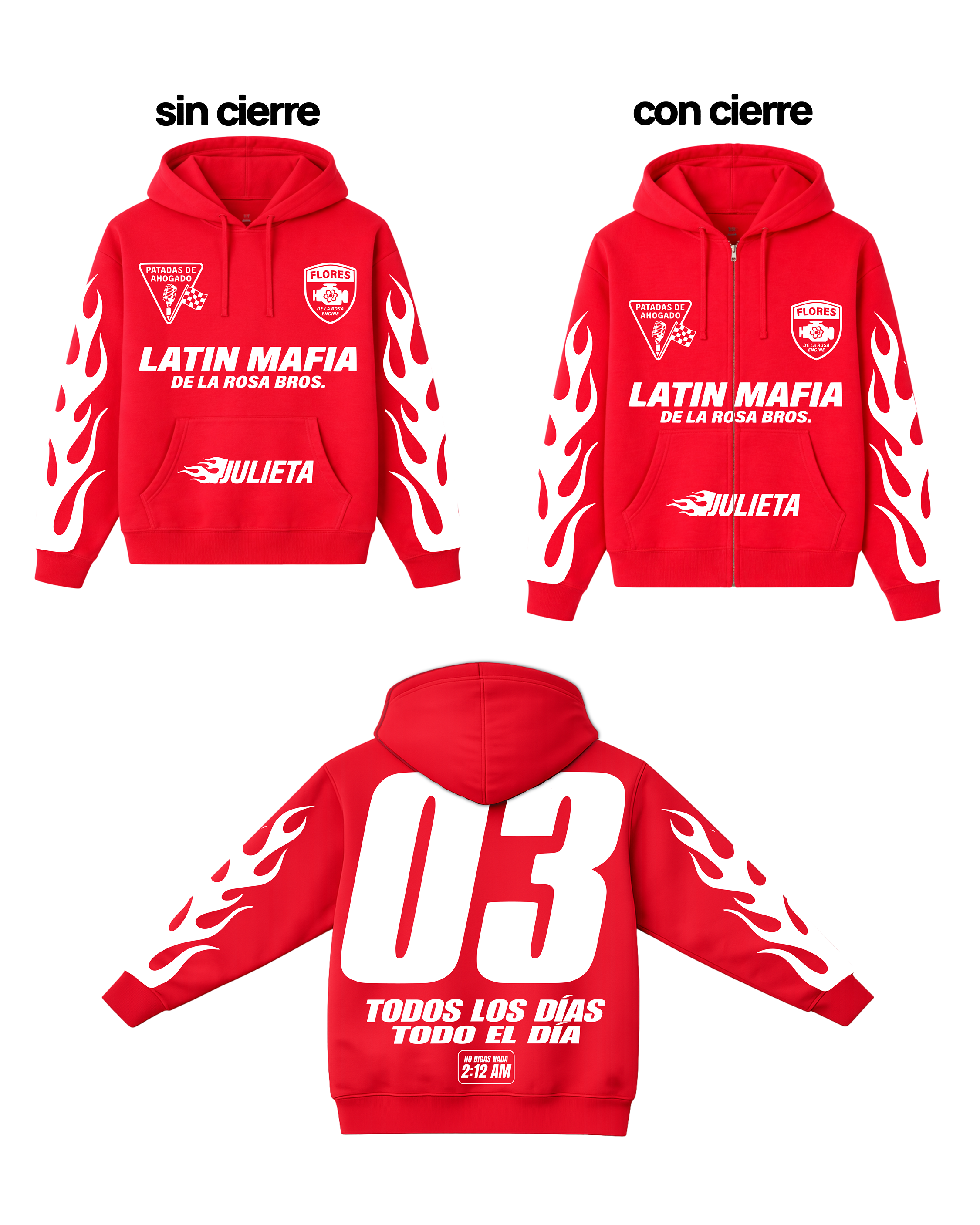 Latin Mafia De La Rosa Bros Hoodie