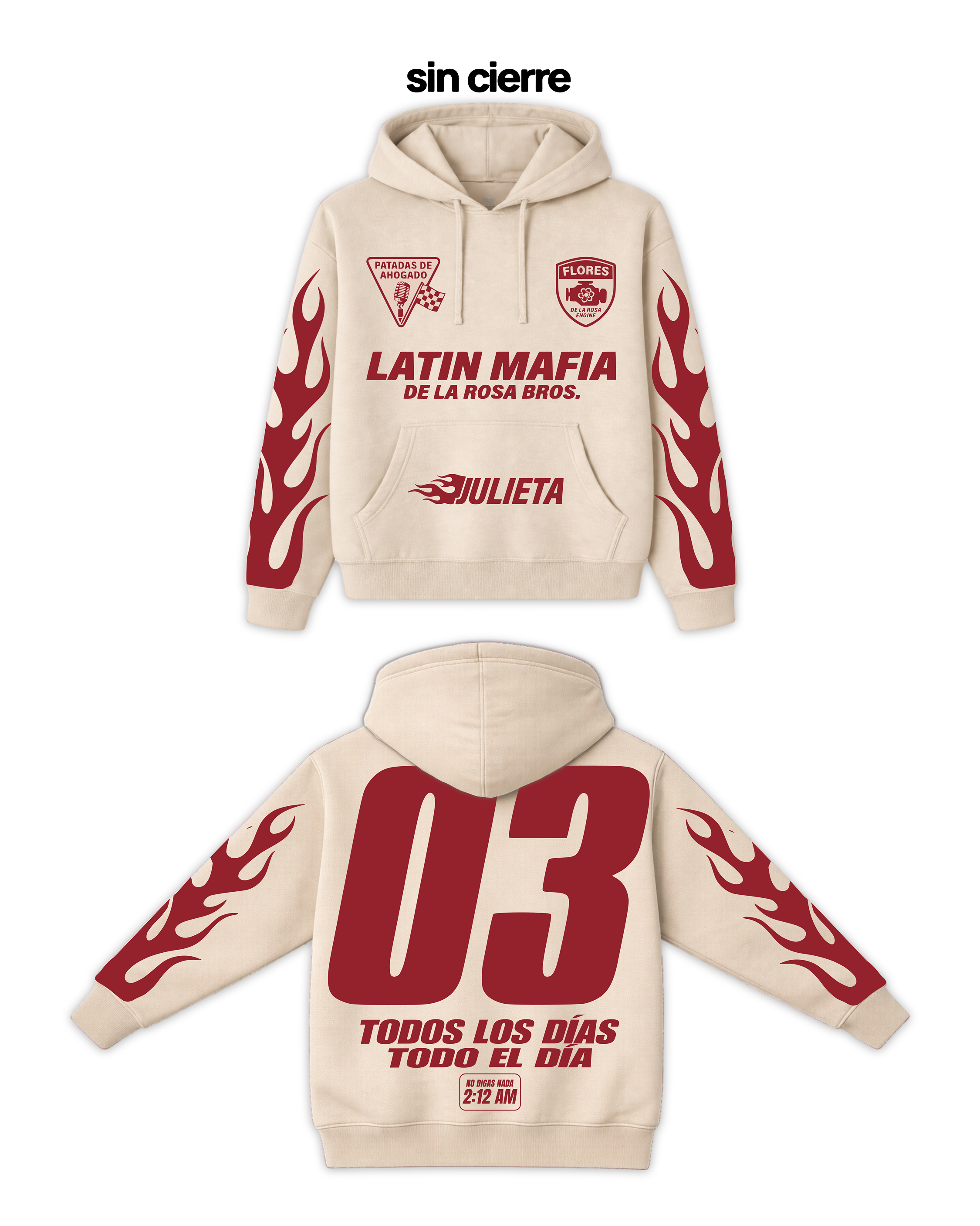 Latin Mafia De La Rosa Bros Hoodie