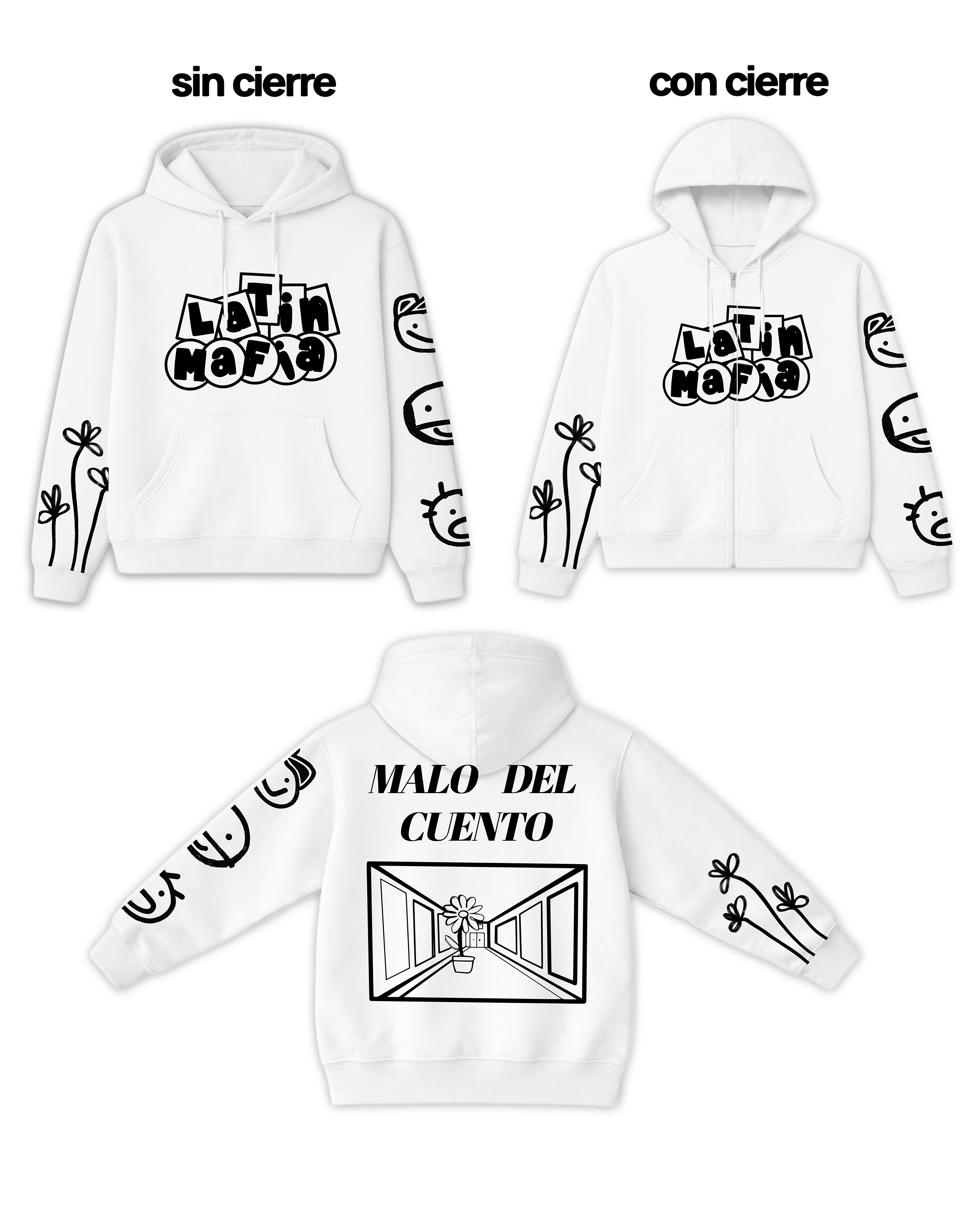 Latin Mafia Malo del Cuento Hoodie