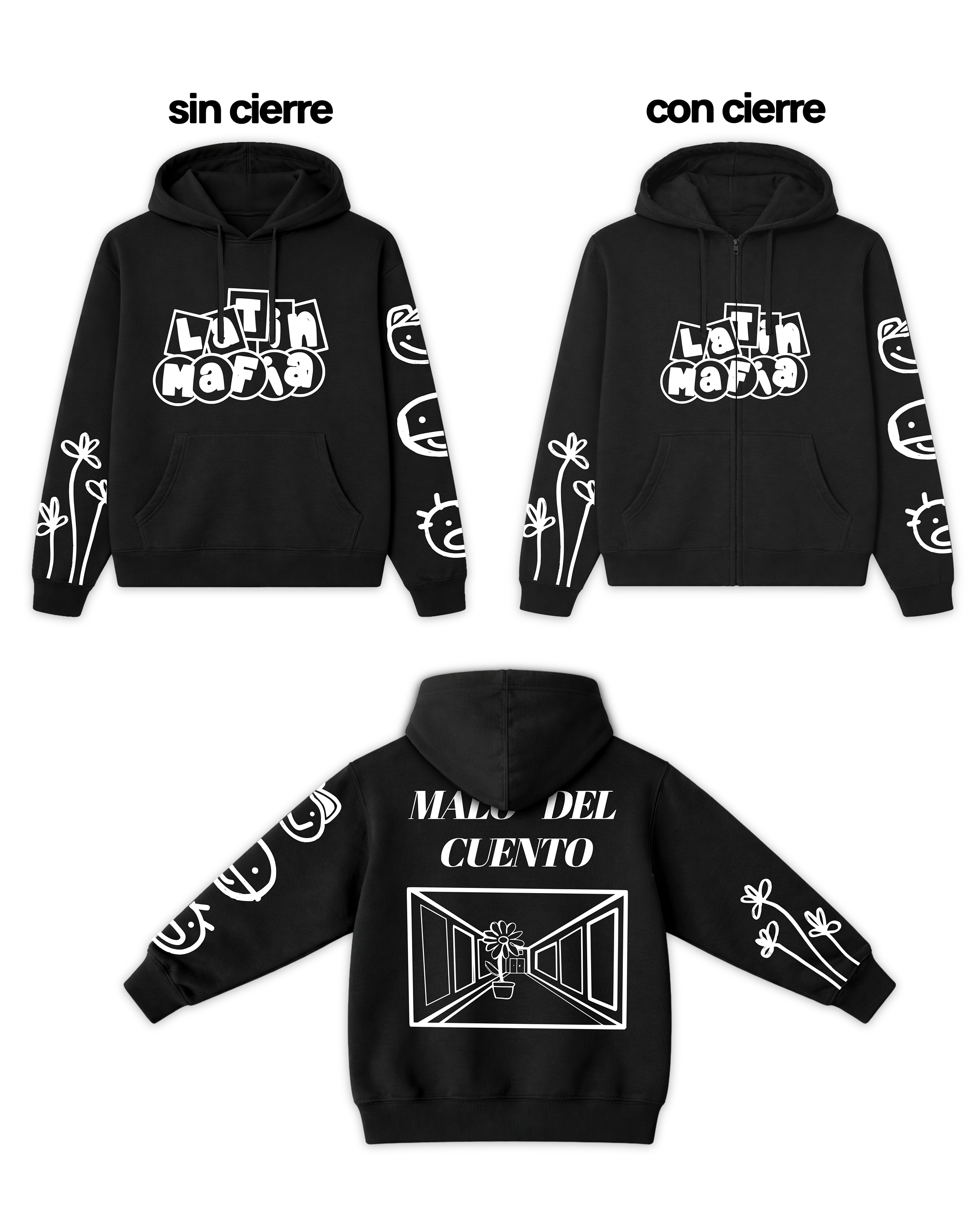 Latin Mafia Malo del Cuento Hoodie