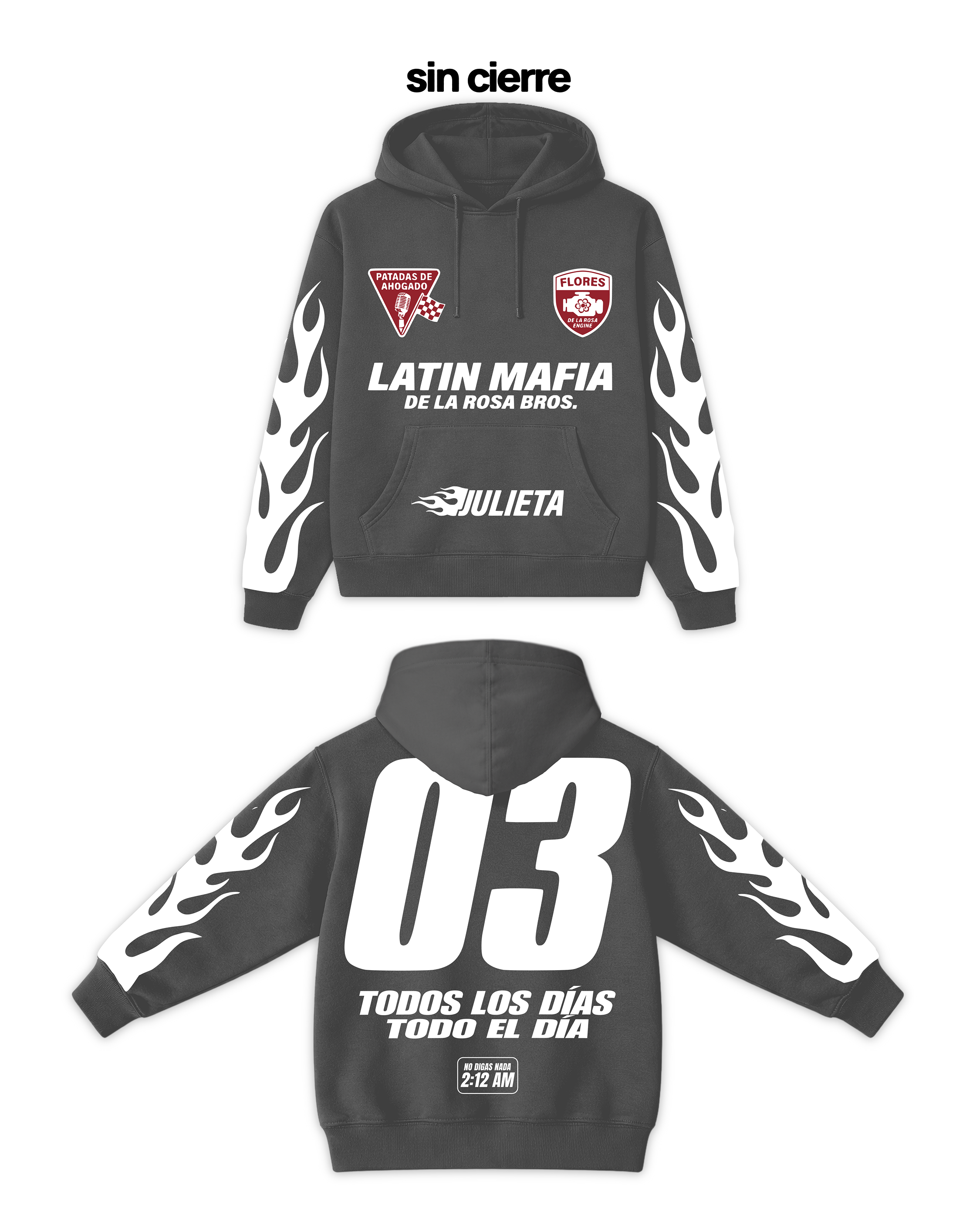 Latin Mafia De La Rosa Bros Hoodie