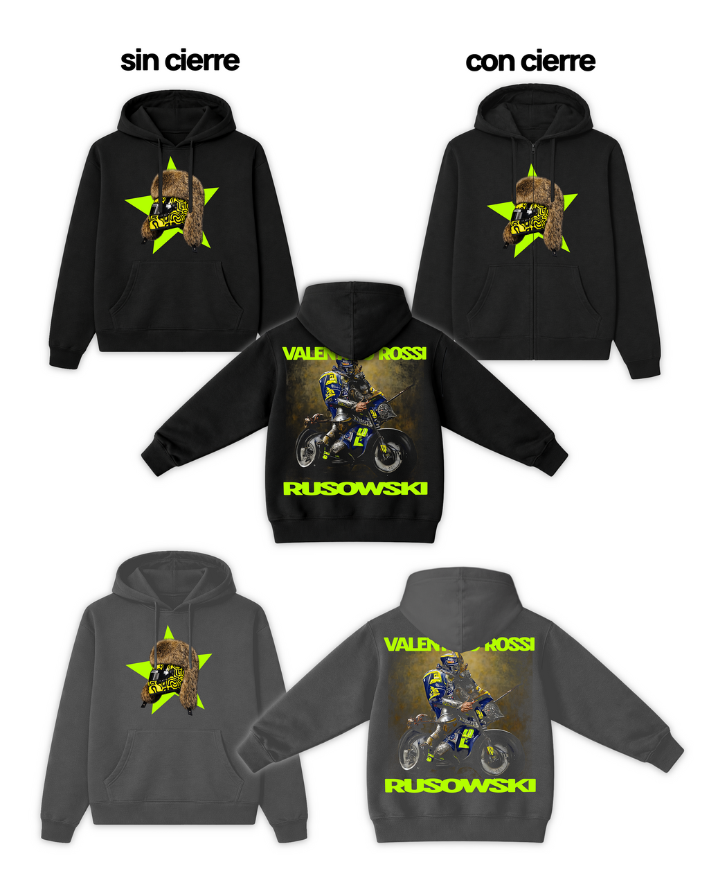 Rusowsky Valentino Rossi Hoodie