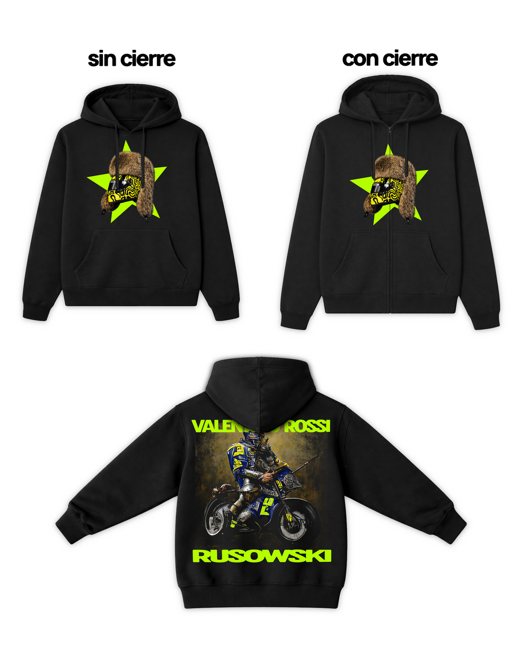 Rusowsky Valentino Rossi Hoodie