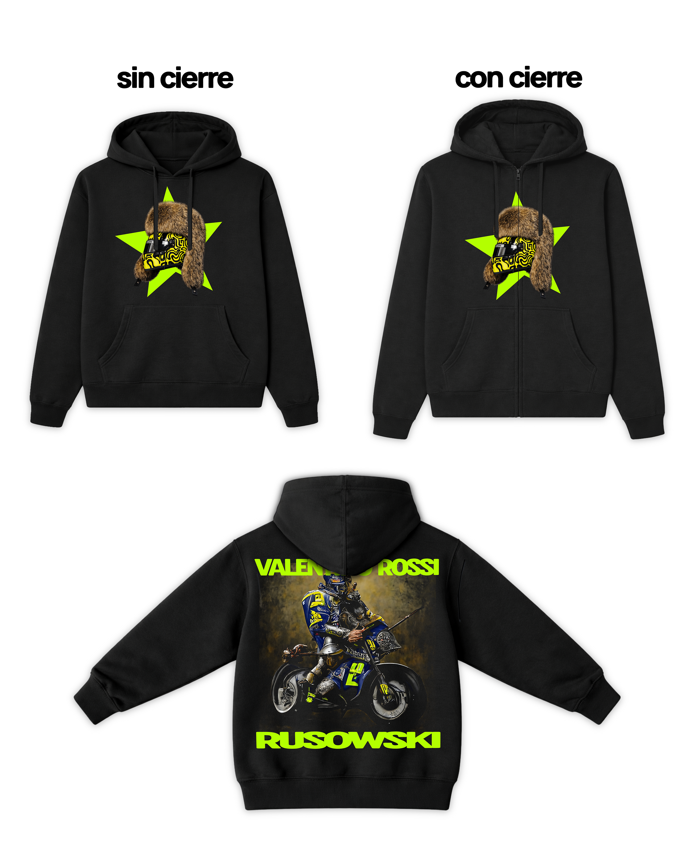 Rusowsky Valentino Rossi Hoodie