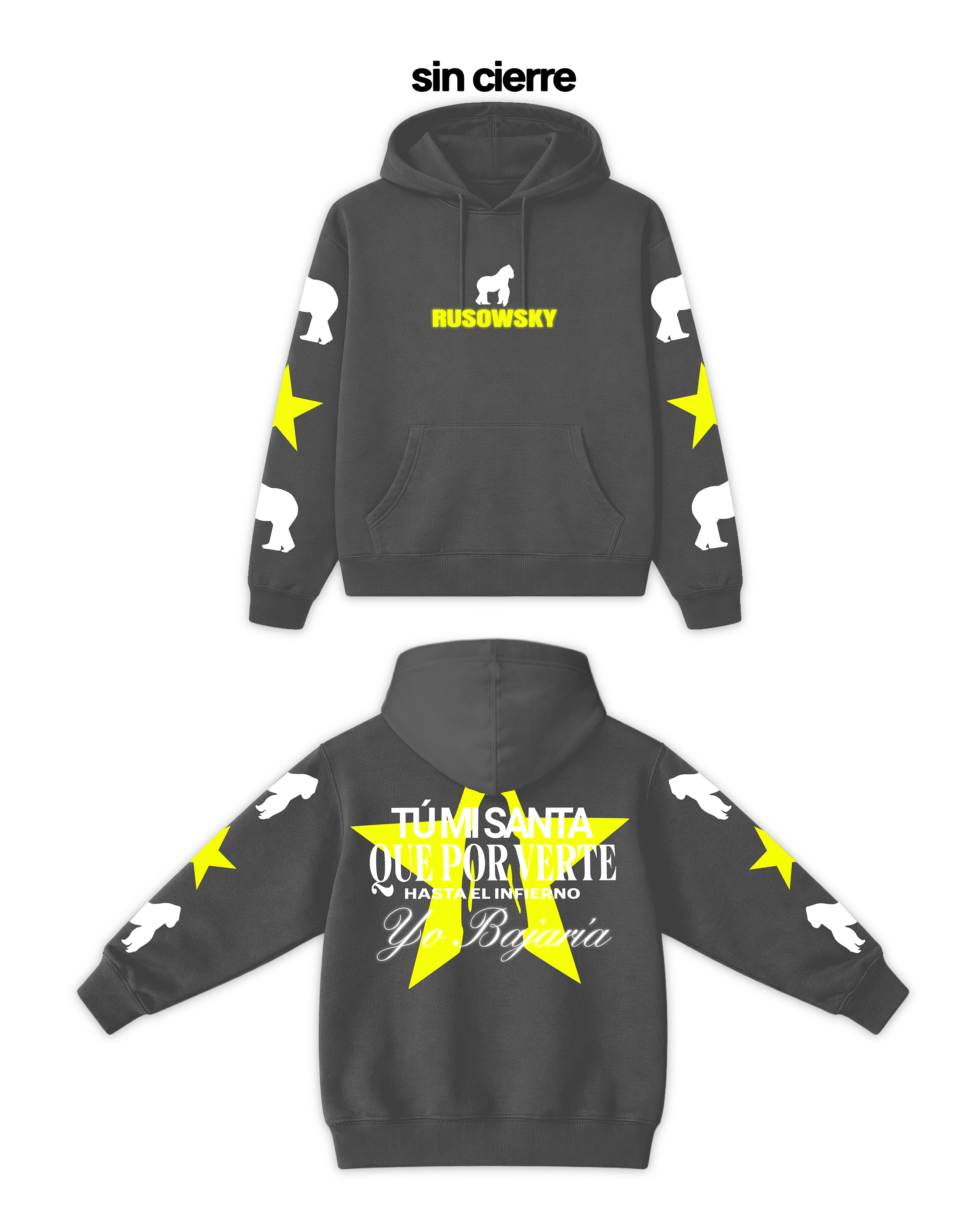 Rusowsky pink + pink Hoodie