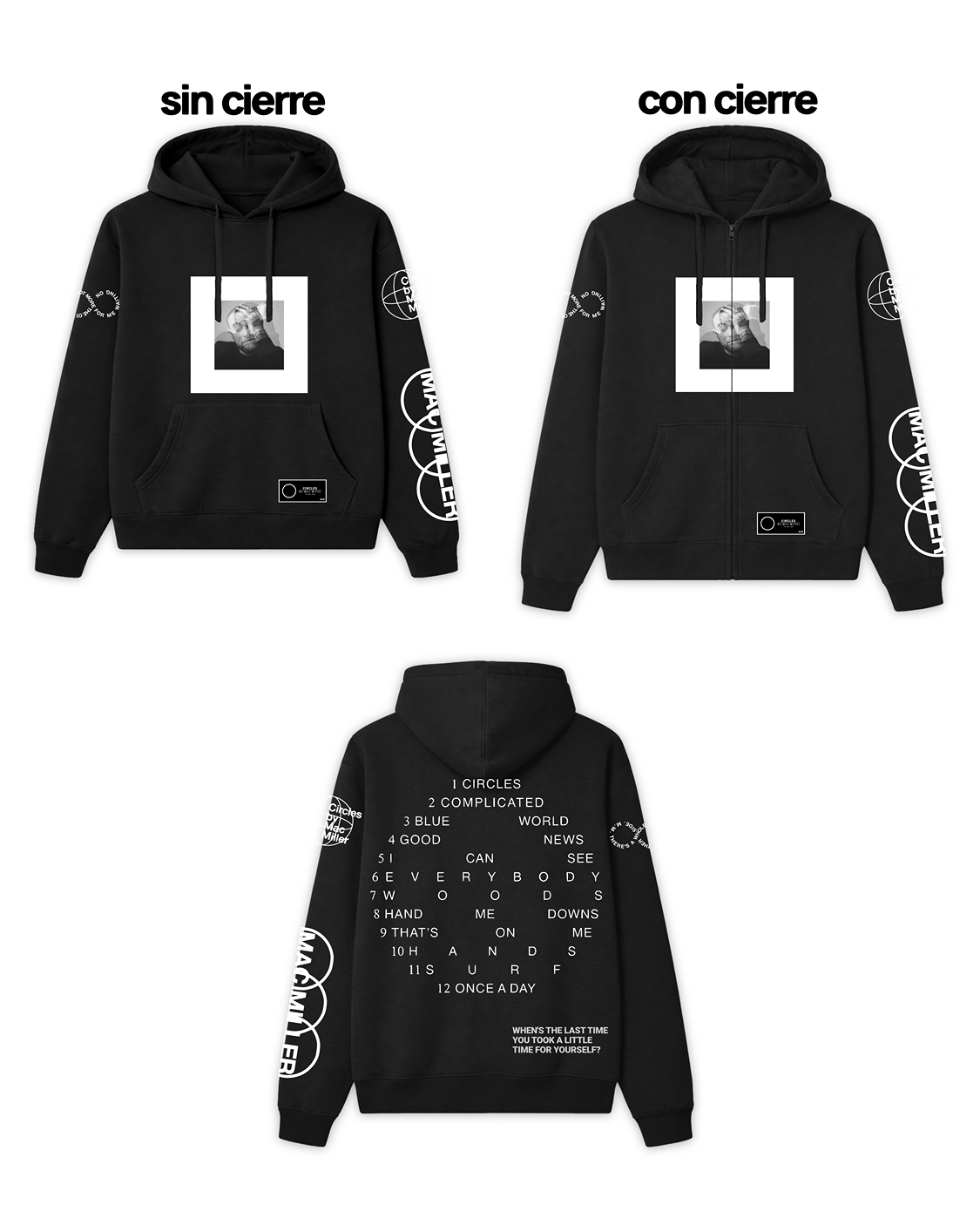 Mac Miller Hoodie Circles