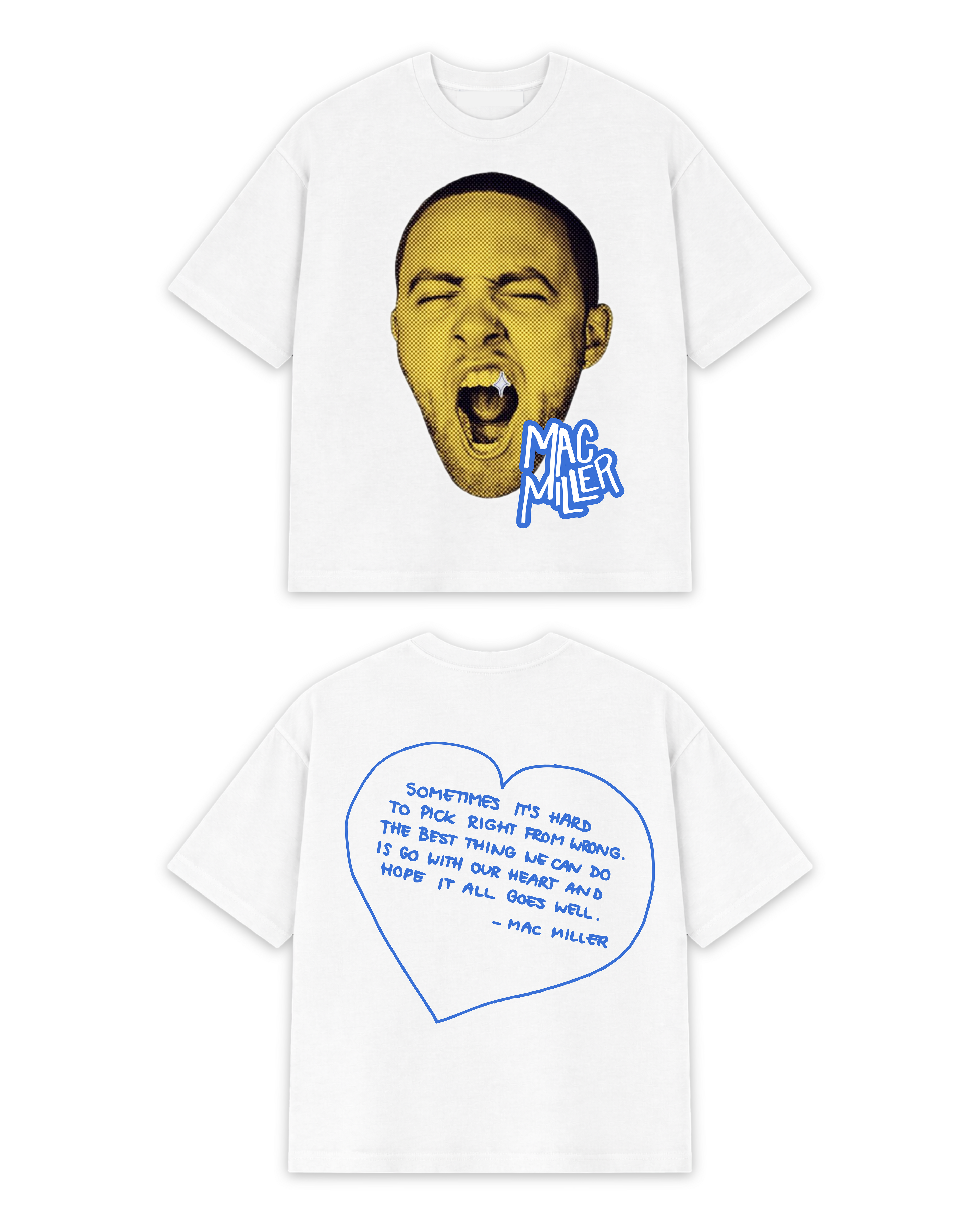 Mac Miller Tee Big Face