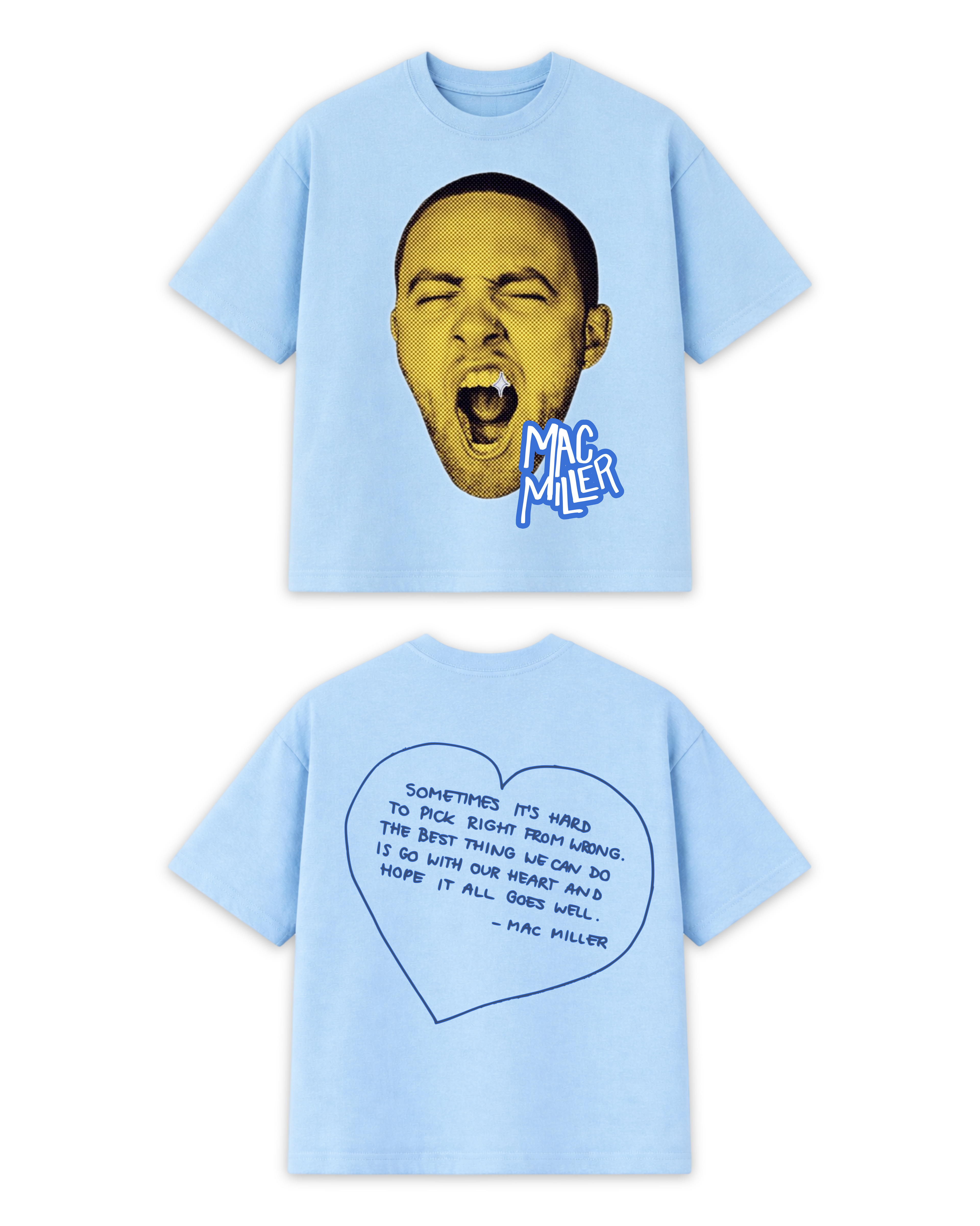 Mac Miller Tee Big Face