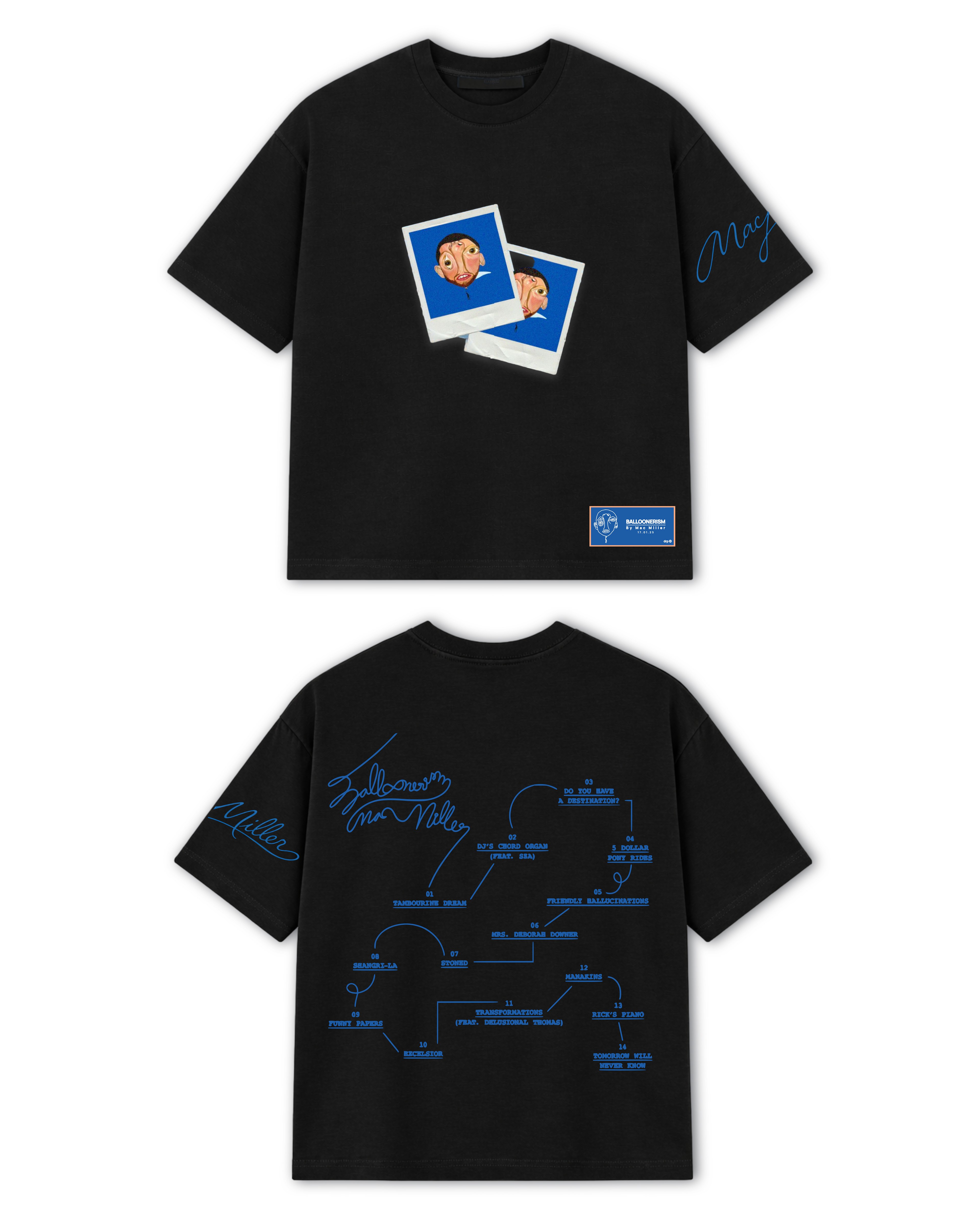 Mac Miller Tee Balloonerism