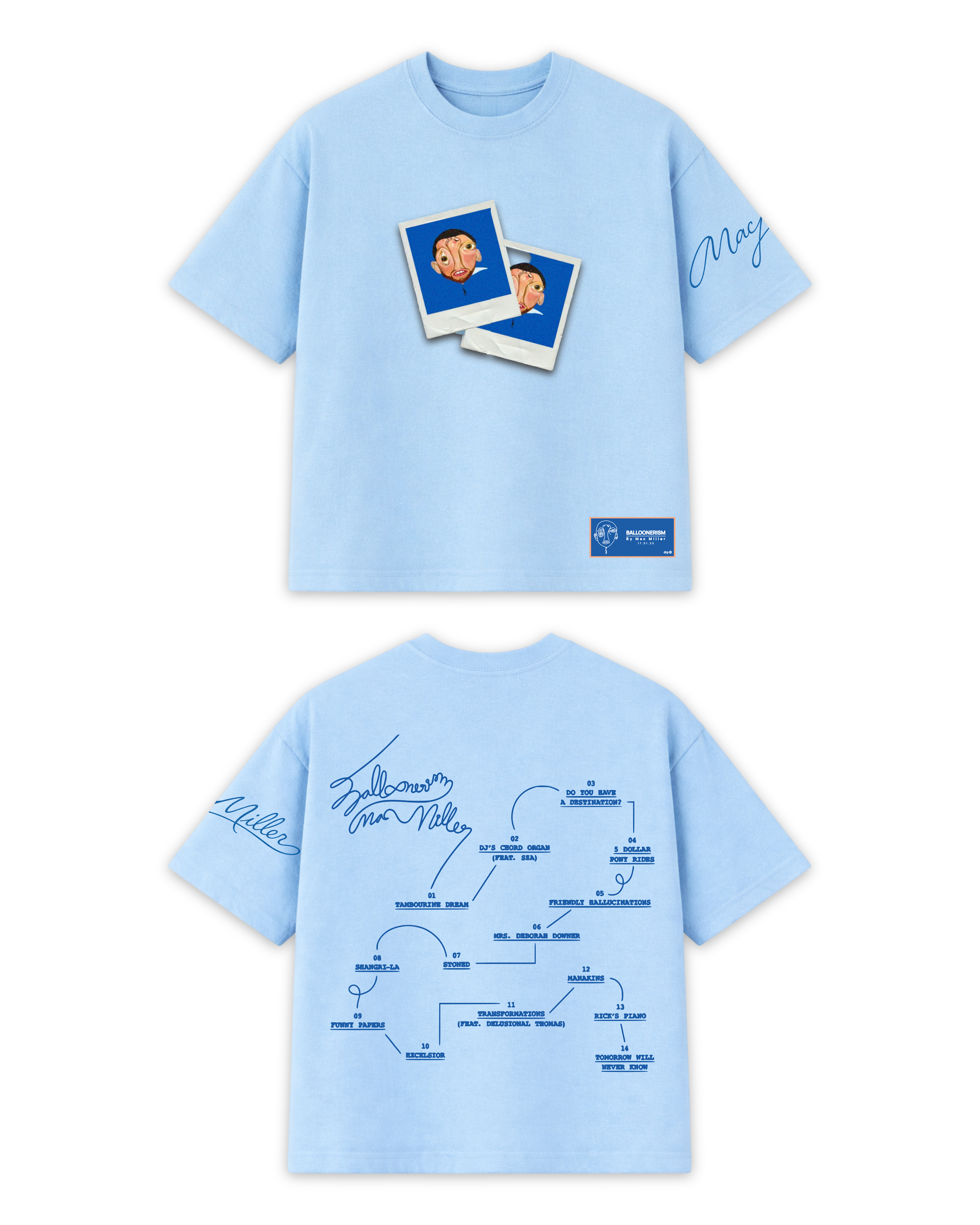 Mac Miller Tee Balloonerism