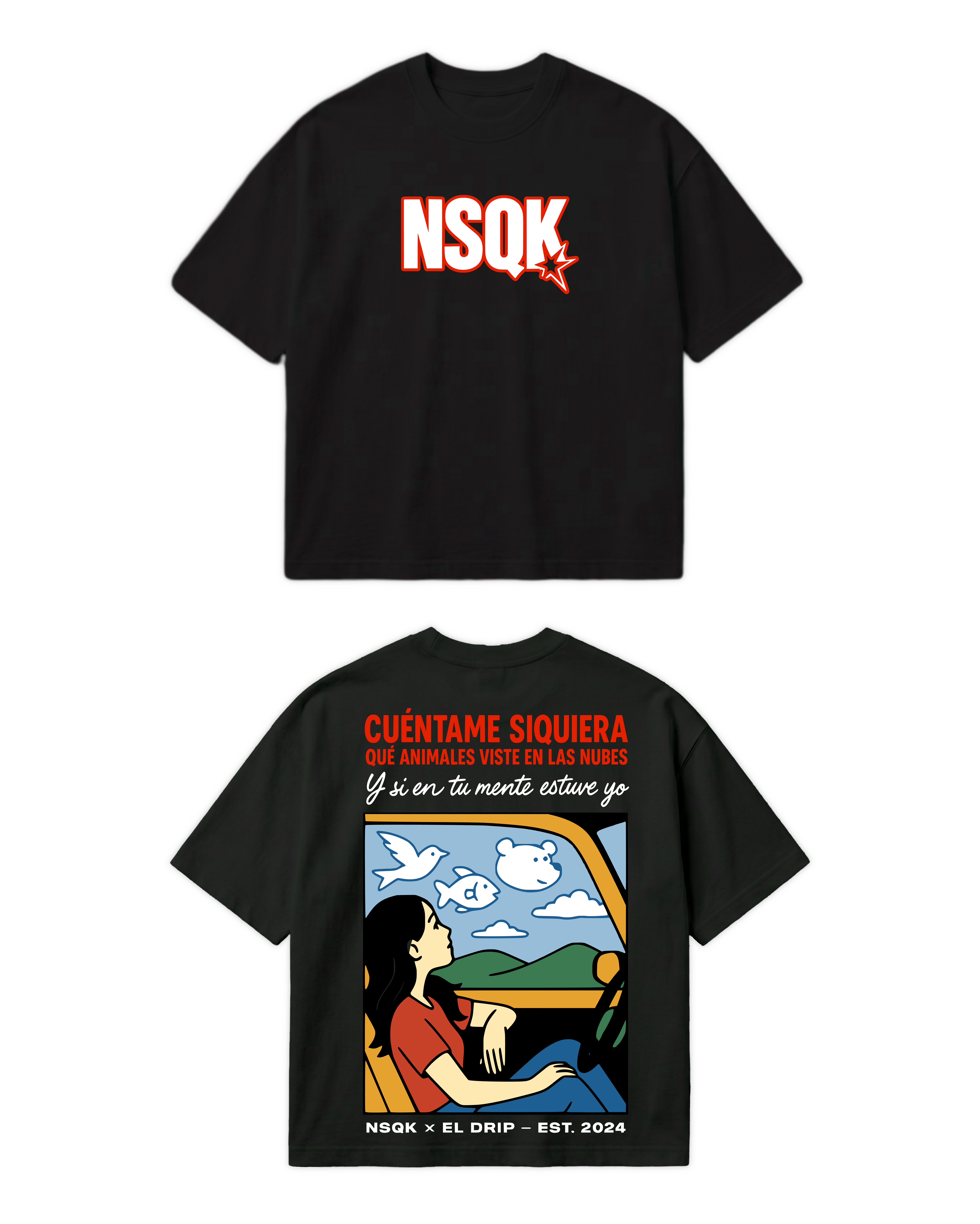 NSQK Tee Si en tu mente estuve