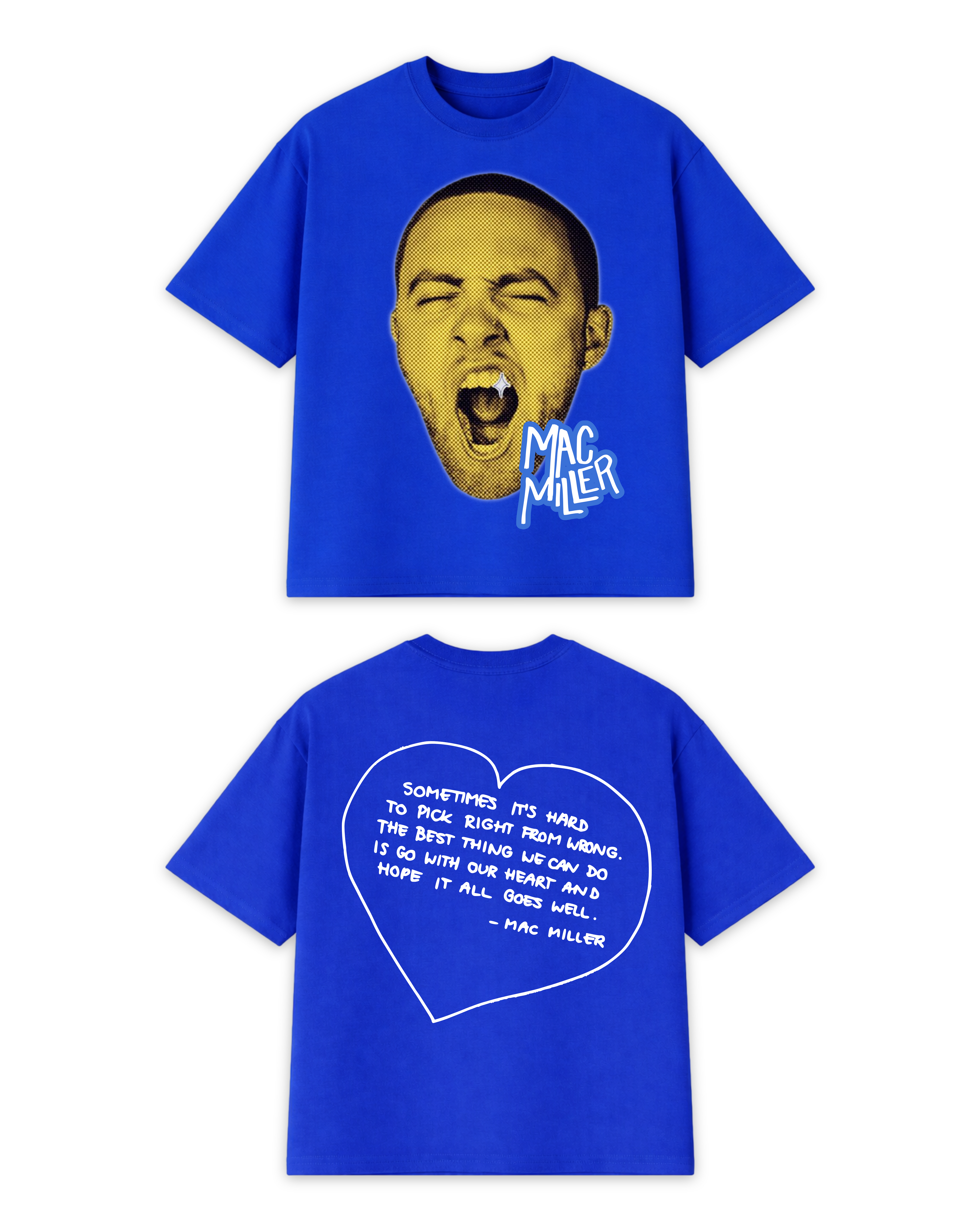 Mac Miller Tee Big Face