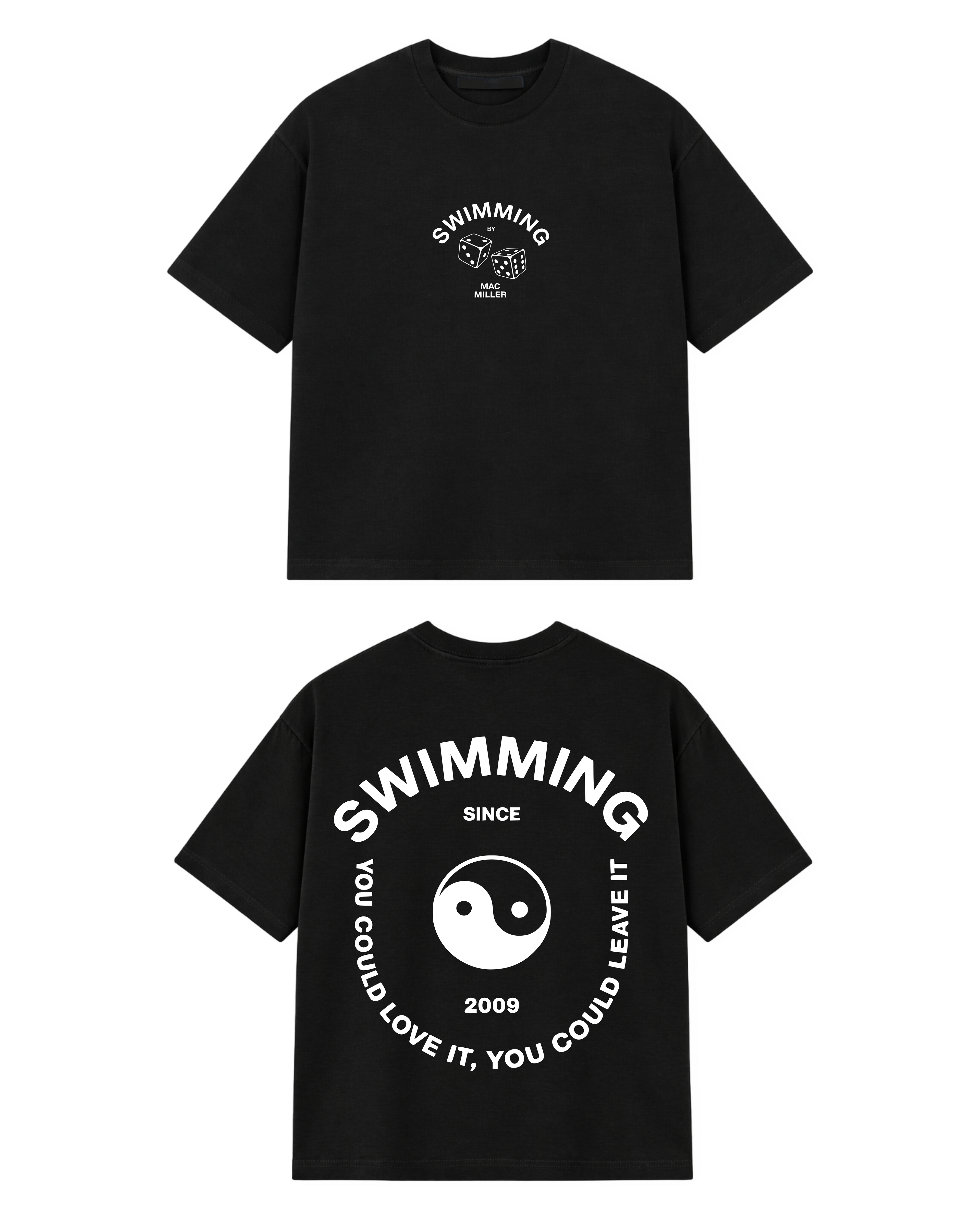 Mac Miller Tee Swimming Ying-Yang