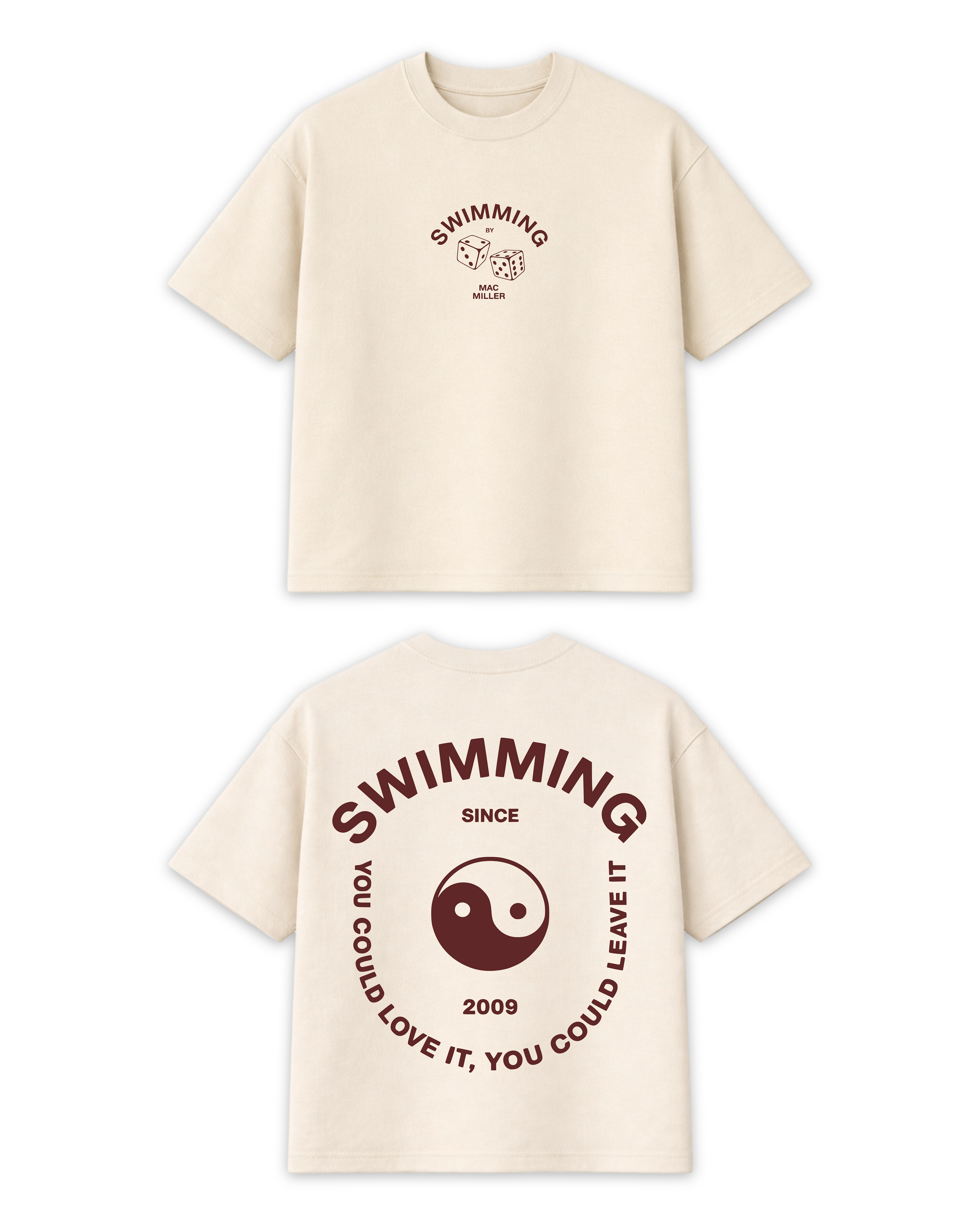 Mac Miller Tee Swimming Ying-Yang